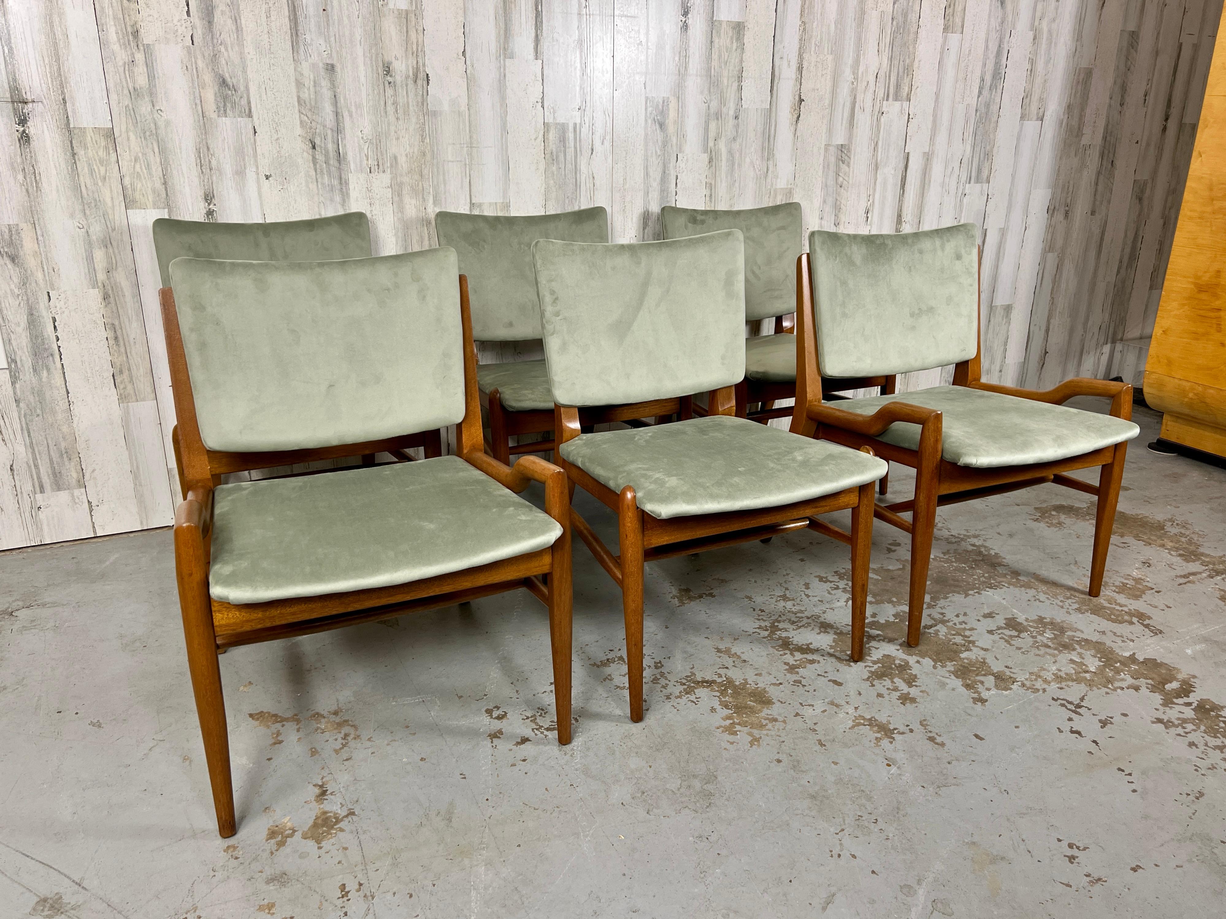 20th Century John Keal for Brown Saltman Dining Chairs