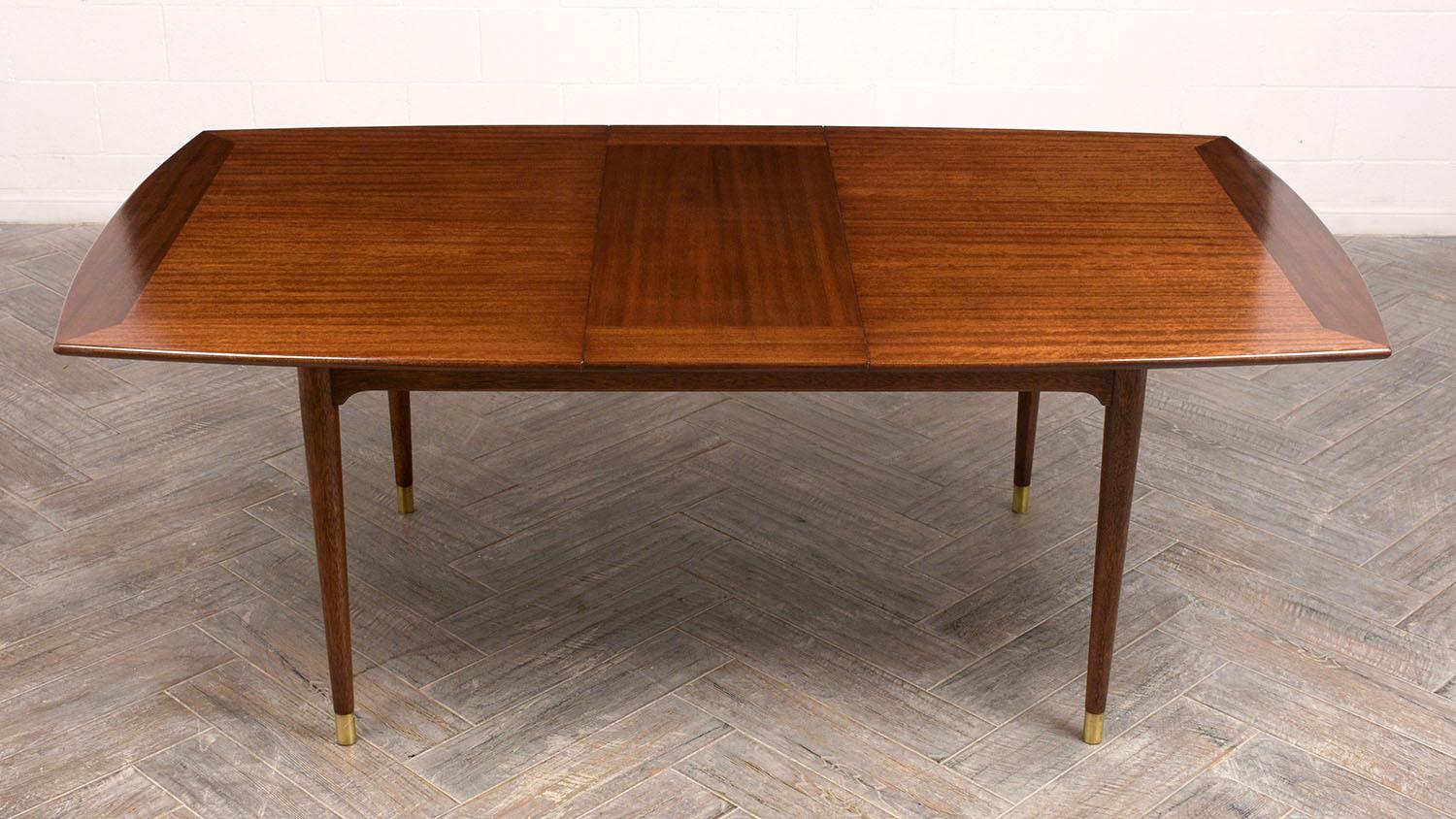 Lacquered John Keal for Brown Saltman Dining Table