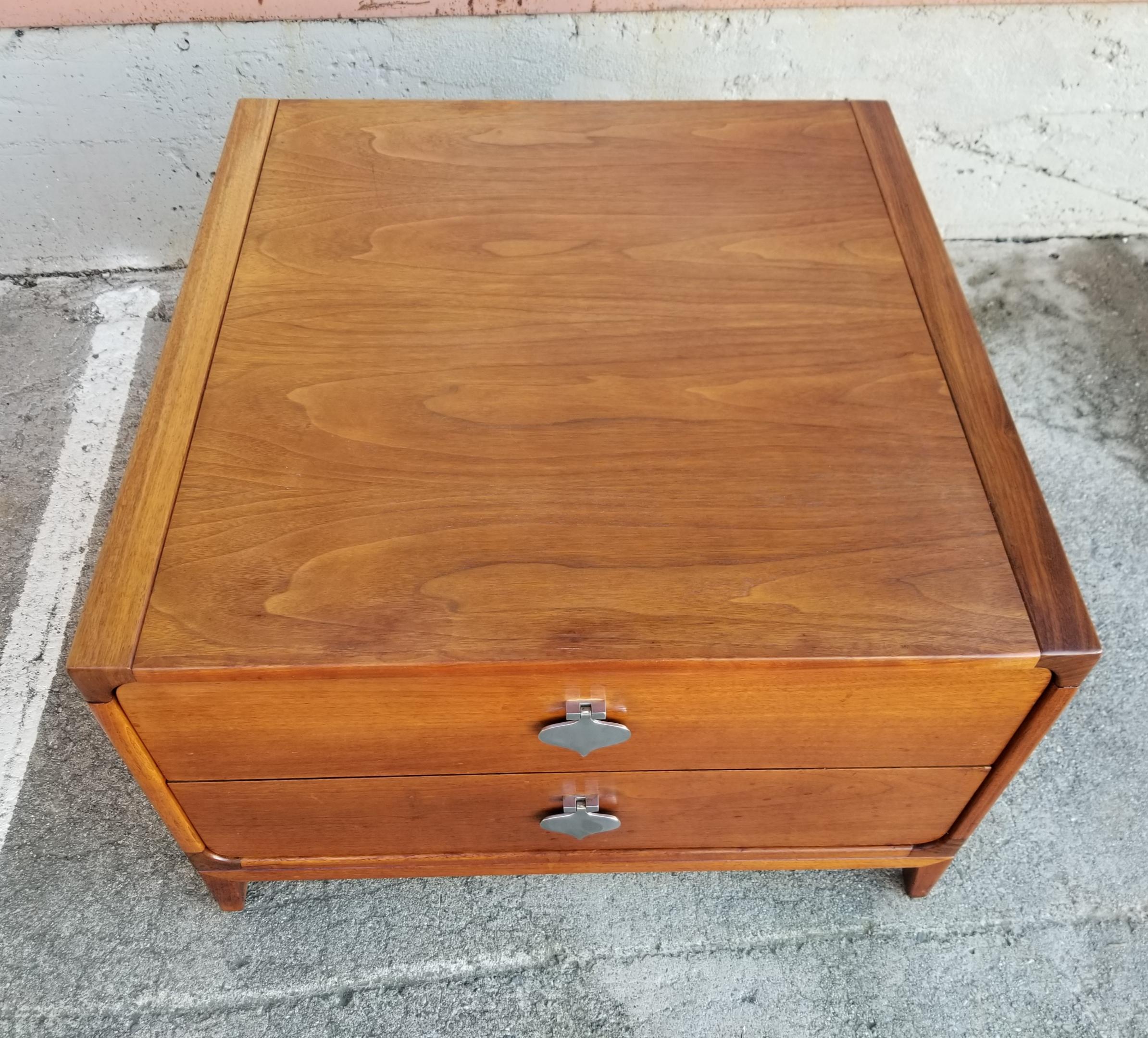 Walnut John Keal for Brown Saltman End Table