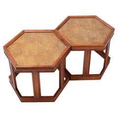 Art Glass End Tables
