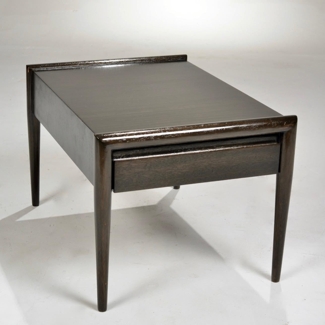 Mid-Century Modern John Keal for Brown Saltman Mahogany Side Table