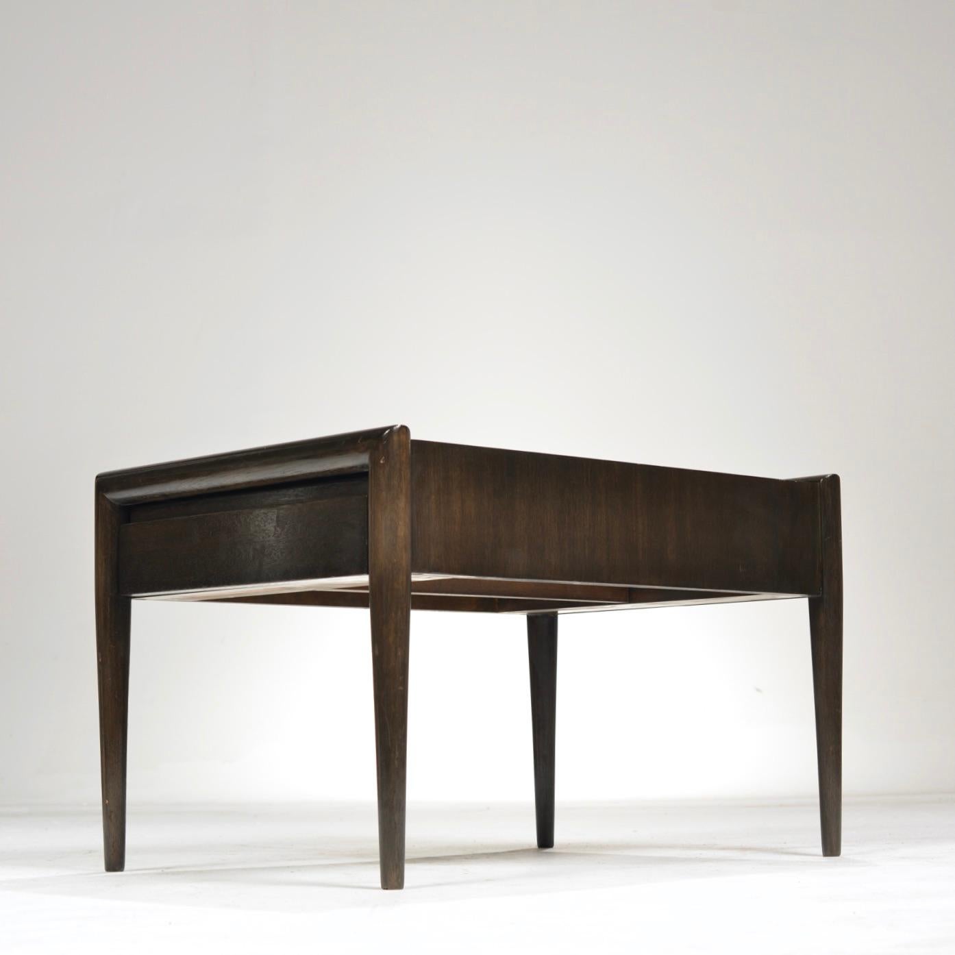 John Keal for Brown Saltman Mahogany Side Table 1