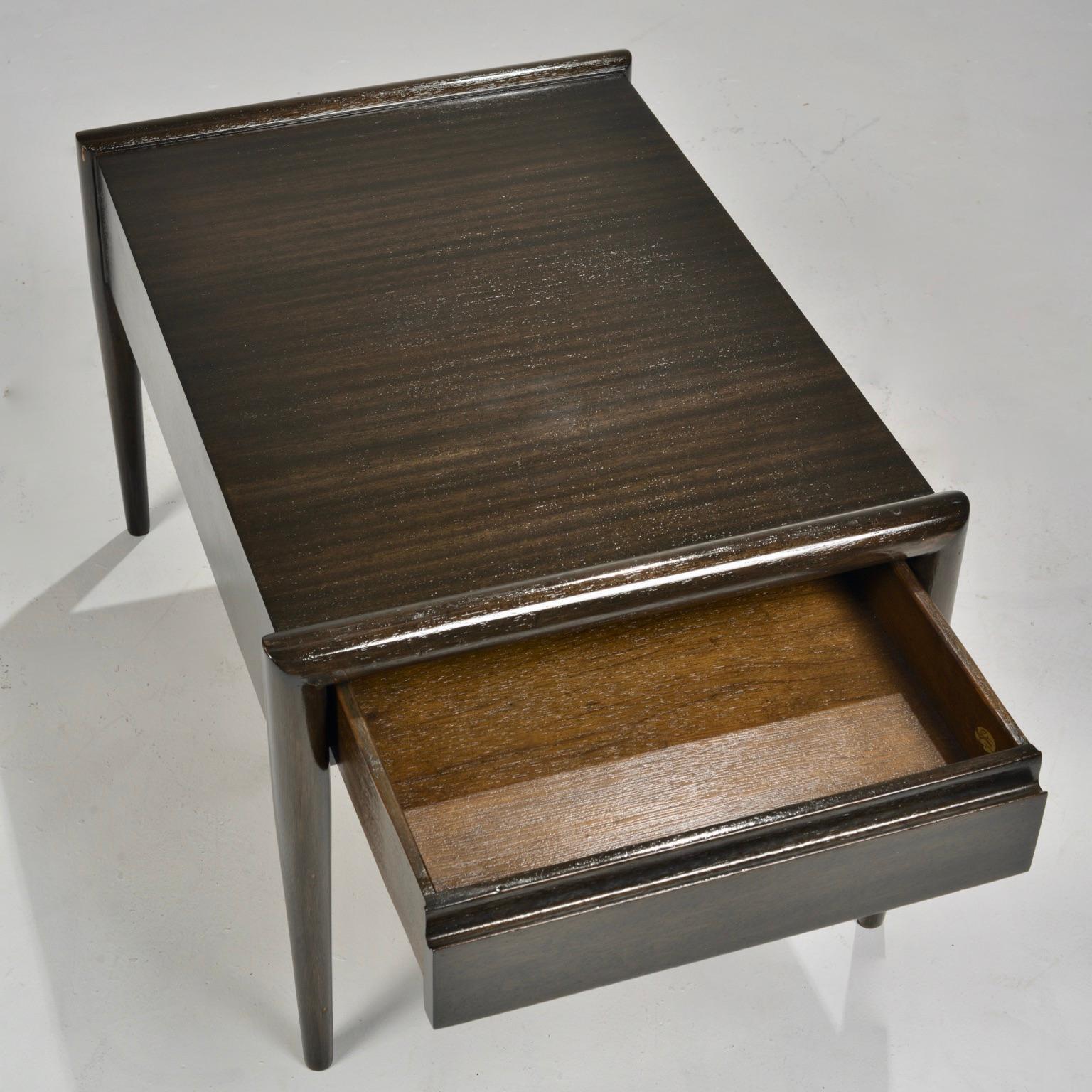 John Keal for Brown Saltman Mahogany Side Table 3