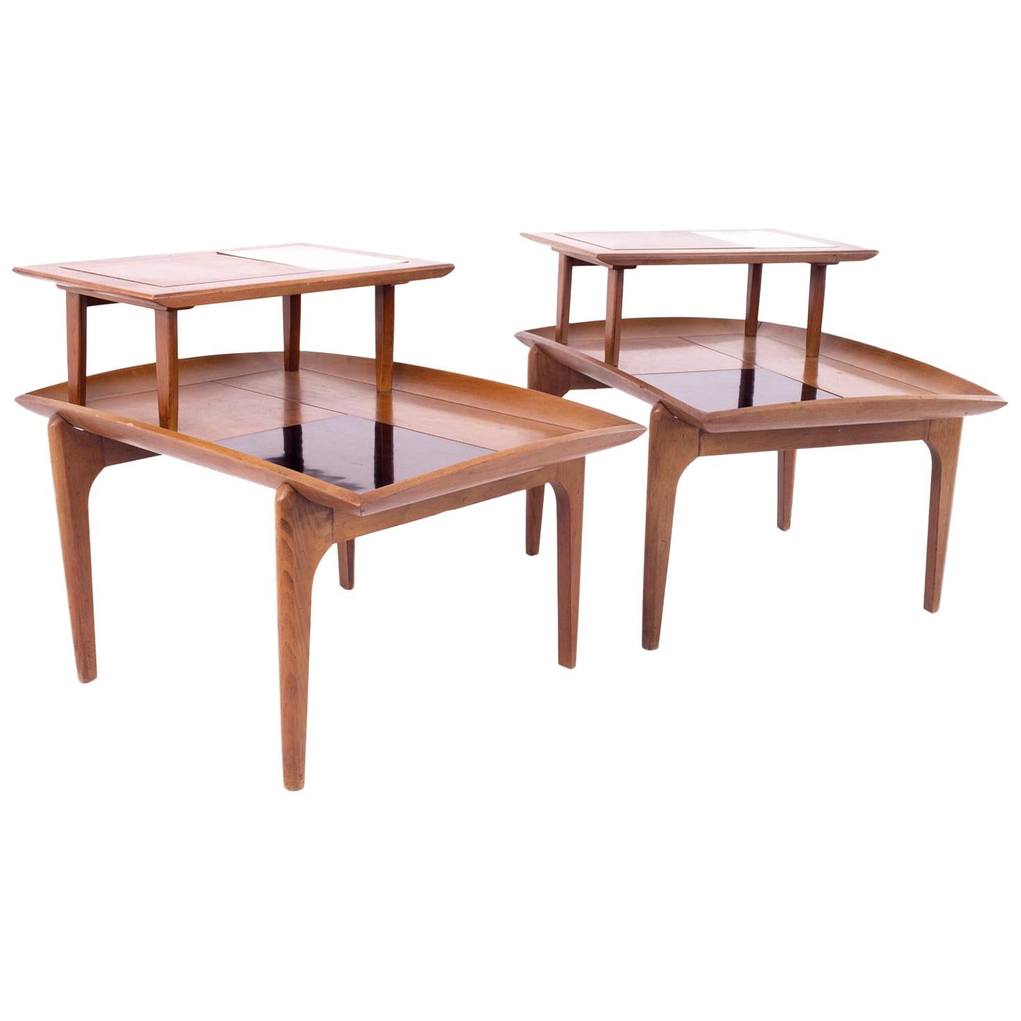 Pair of MCM Side Tables For Sale at 1stDibs