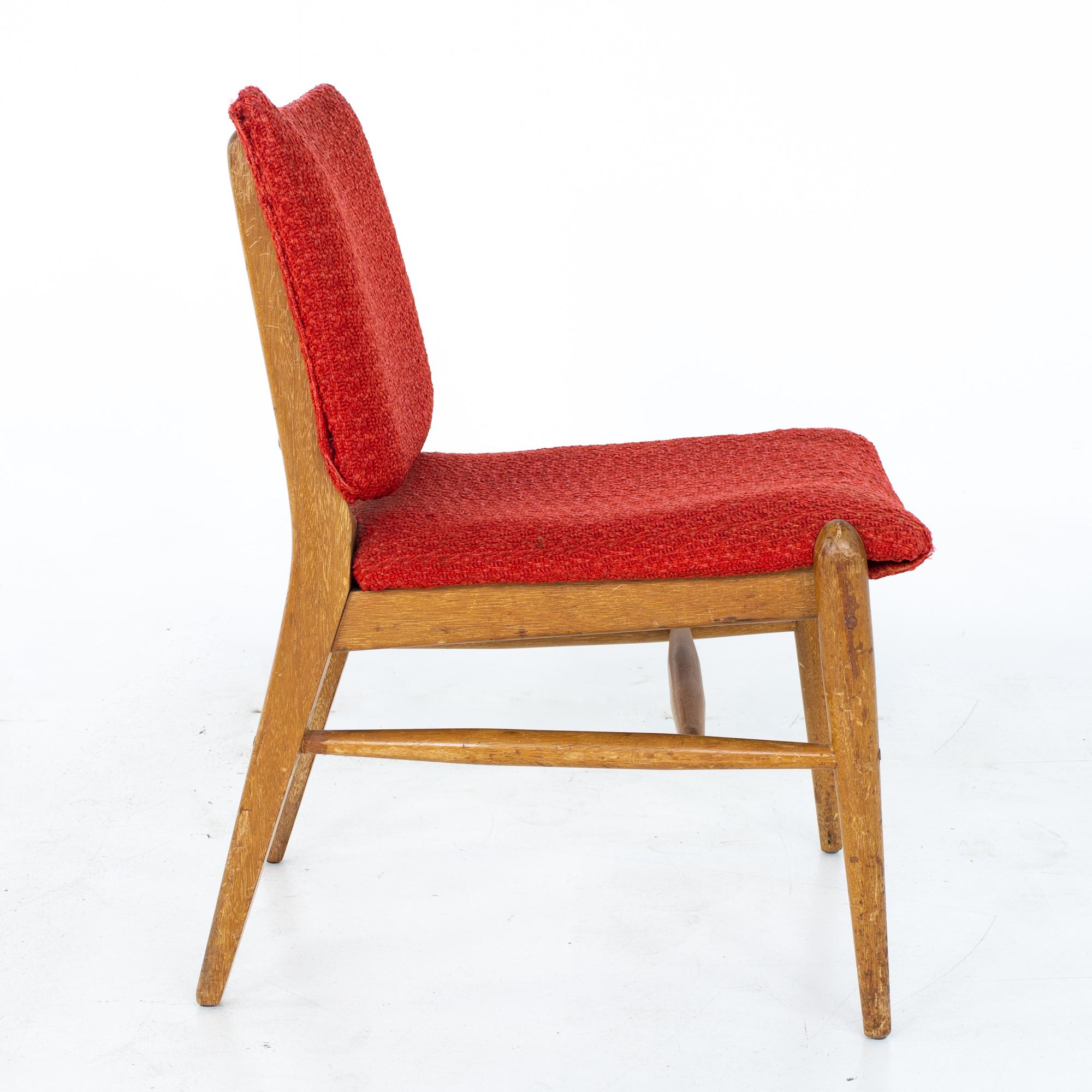 John Keal for Brown Saltman Mid Century Mahogany Dining Chairs, Set of 4 11