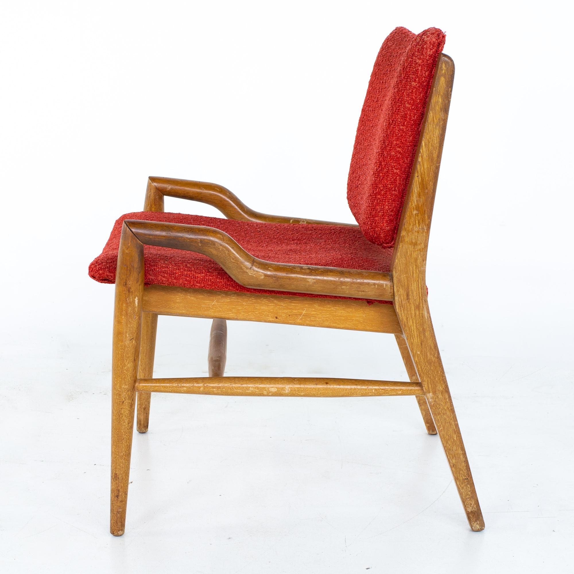 John Keal for Brown Saltman Mid Century Mahogany Dining Chairs, Set of 4 2