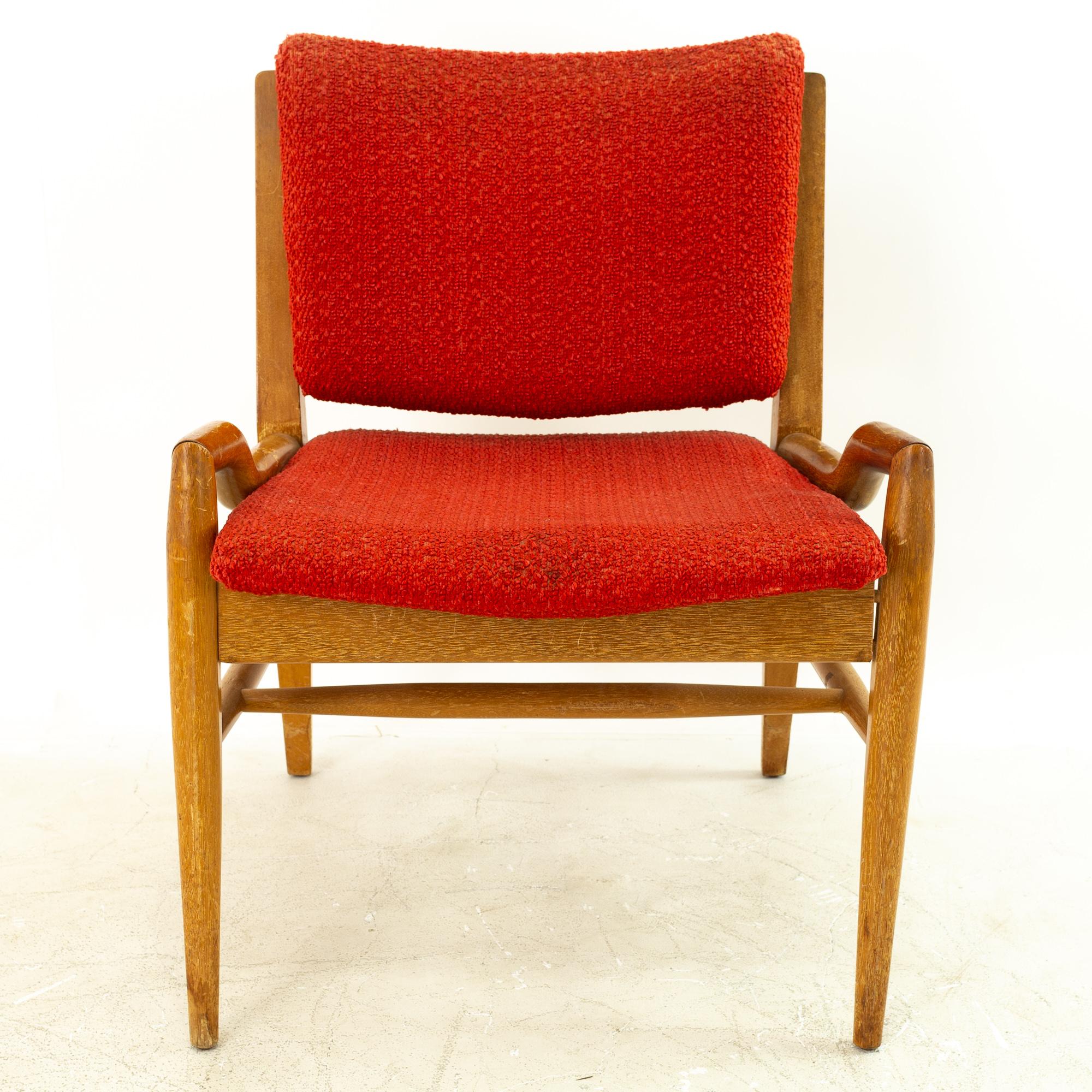 Late 20th Century John Keal for Brown Saltman Mid Century Mahogany Dining Chairs, Set of 6