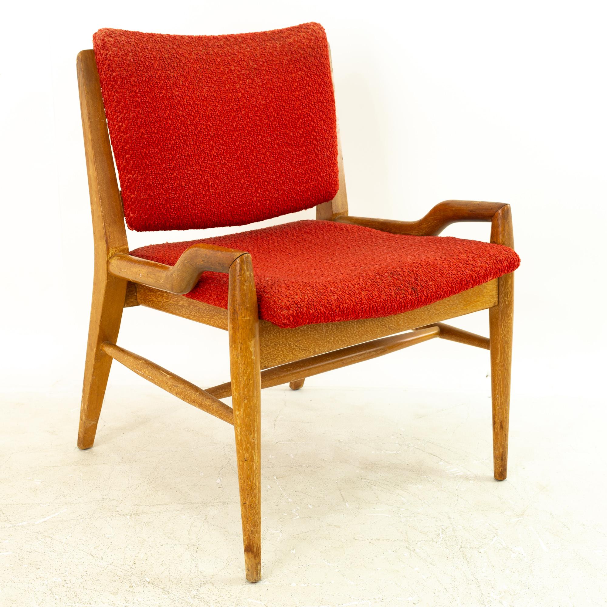 John Keal for Brown Saltman Mid Century Mahogany Dining Chairs, Set of 6 1