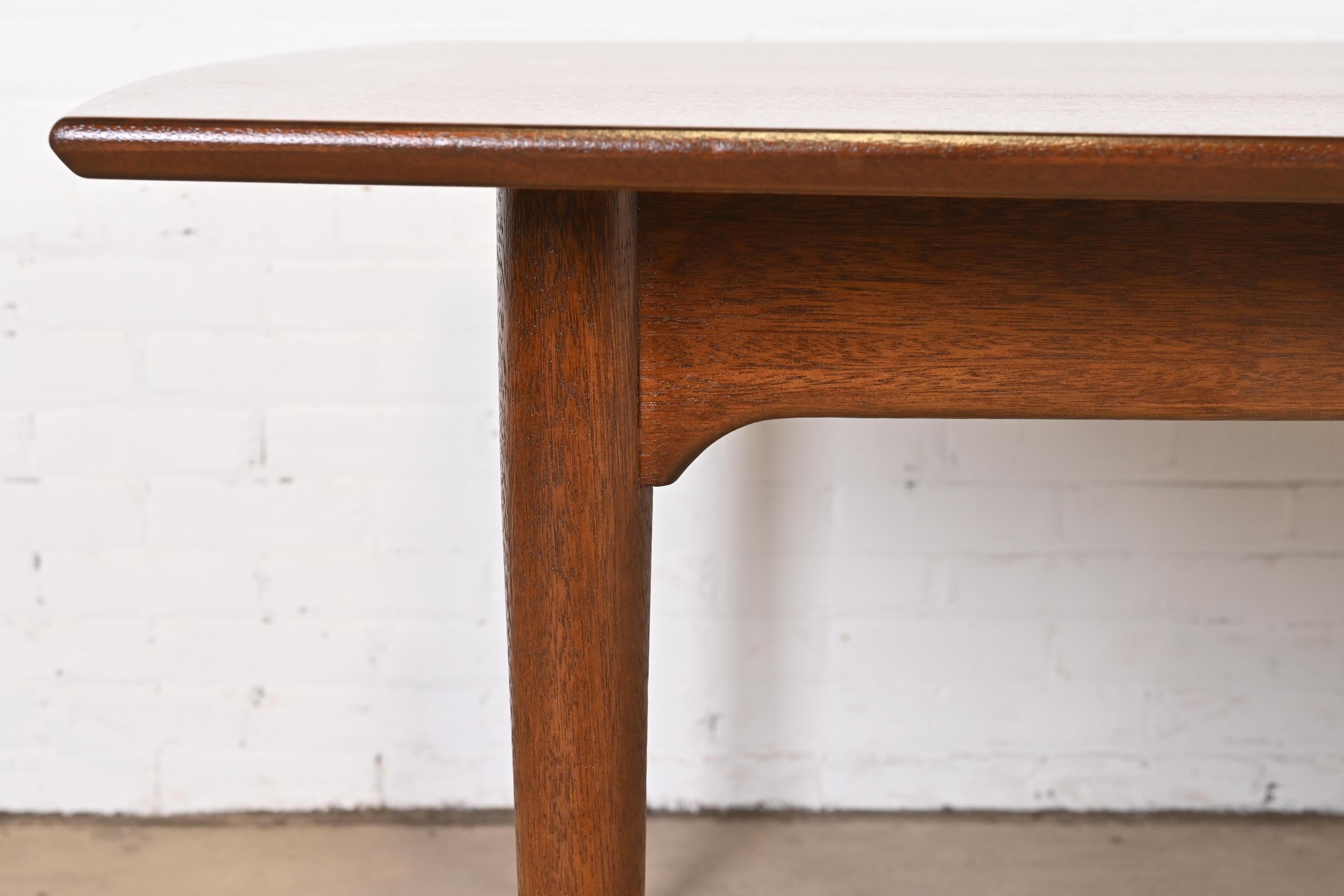 John Keal for Brown Saltman Mid-Century Modern Mahogany Dining Table, Refinished 1