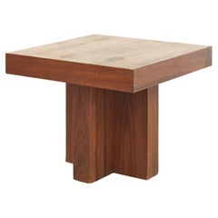 John Keal for Brown Saltman Mid Century Walnut Side End Table