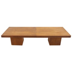 Table basse extensible mi-séculaire John Keal pour Brown Saltman