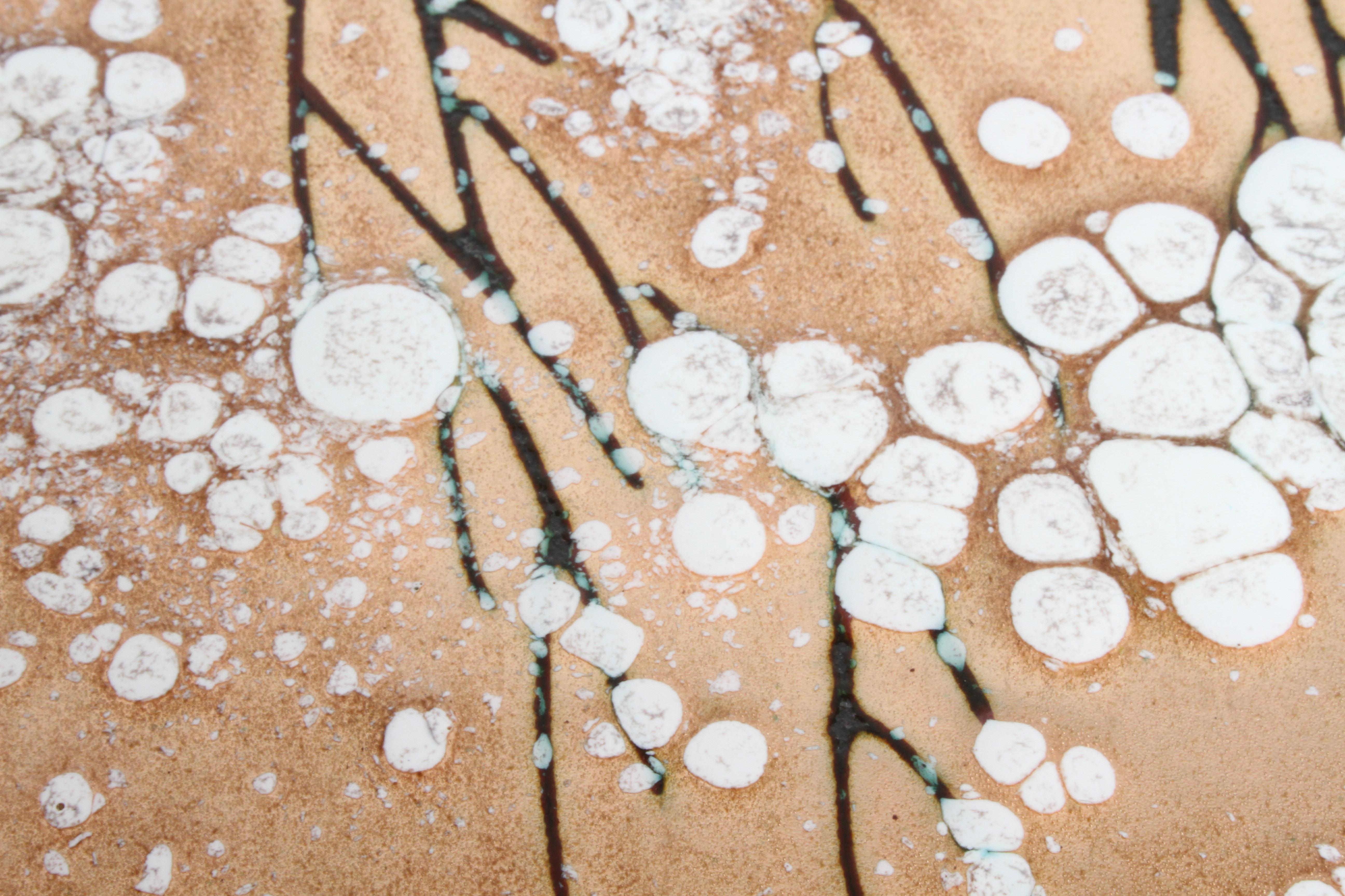 John Keal for Brown Saltman Snowbell Tree Tile Top Design, Walnut Side Tables For Sale 2