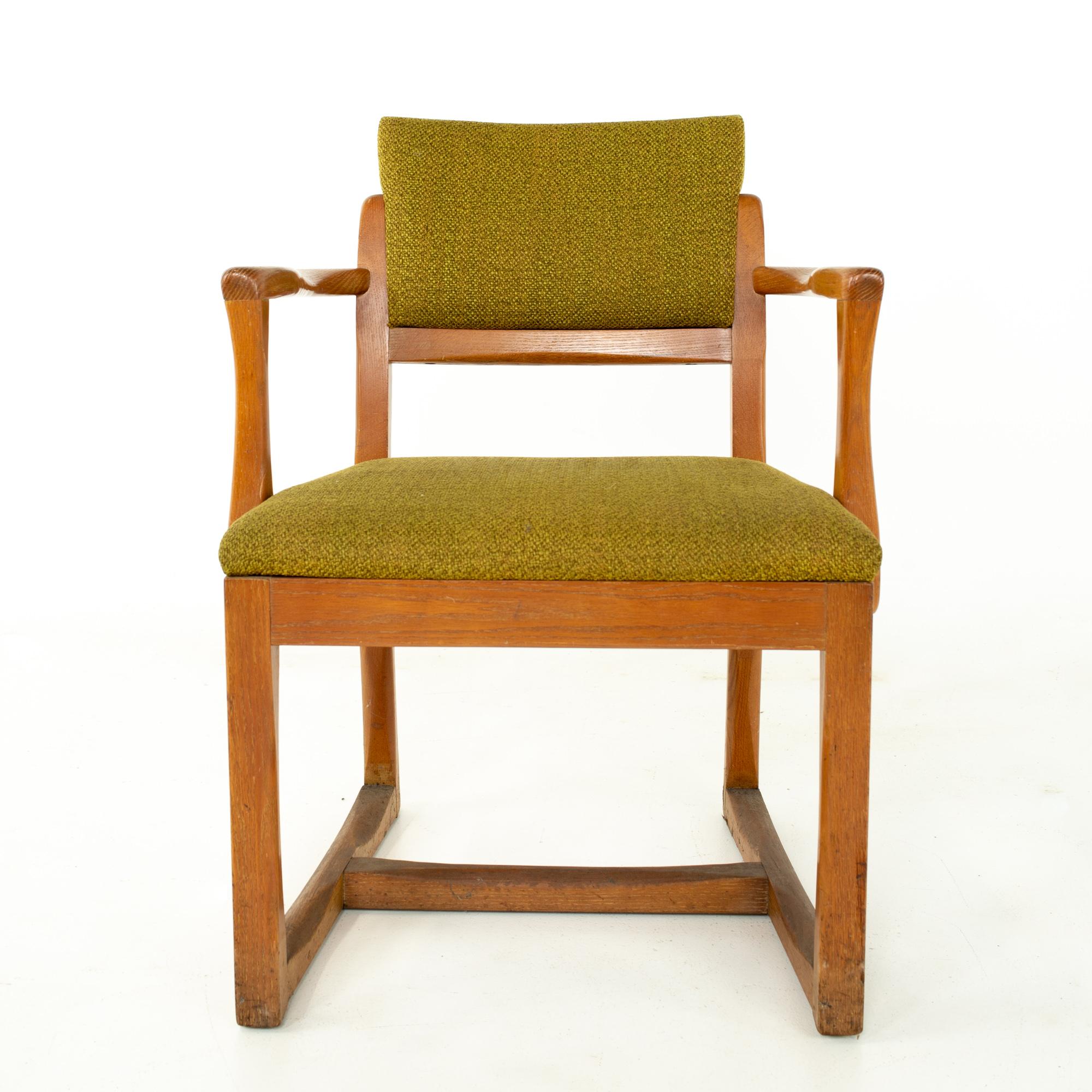 John Keal for Brown Saltman Style MCM Mahogany Dining Chairs, Set of 6 5