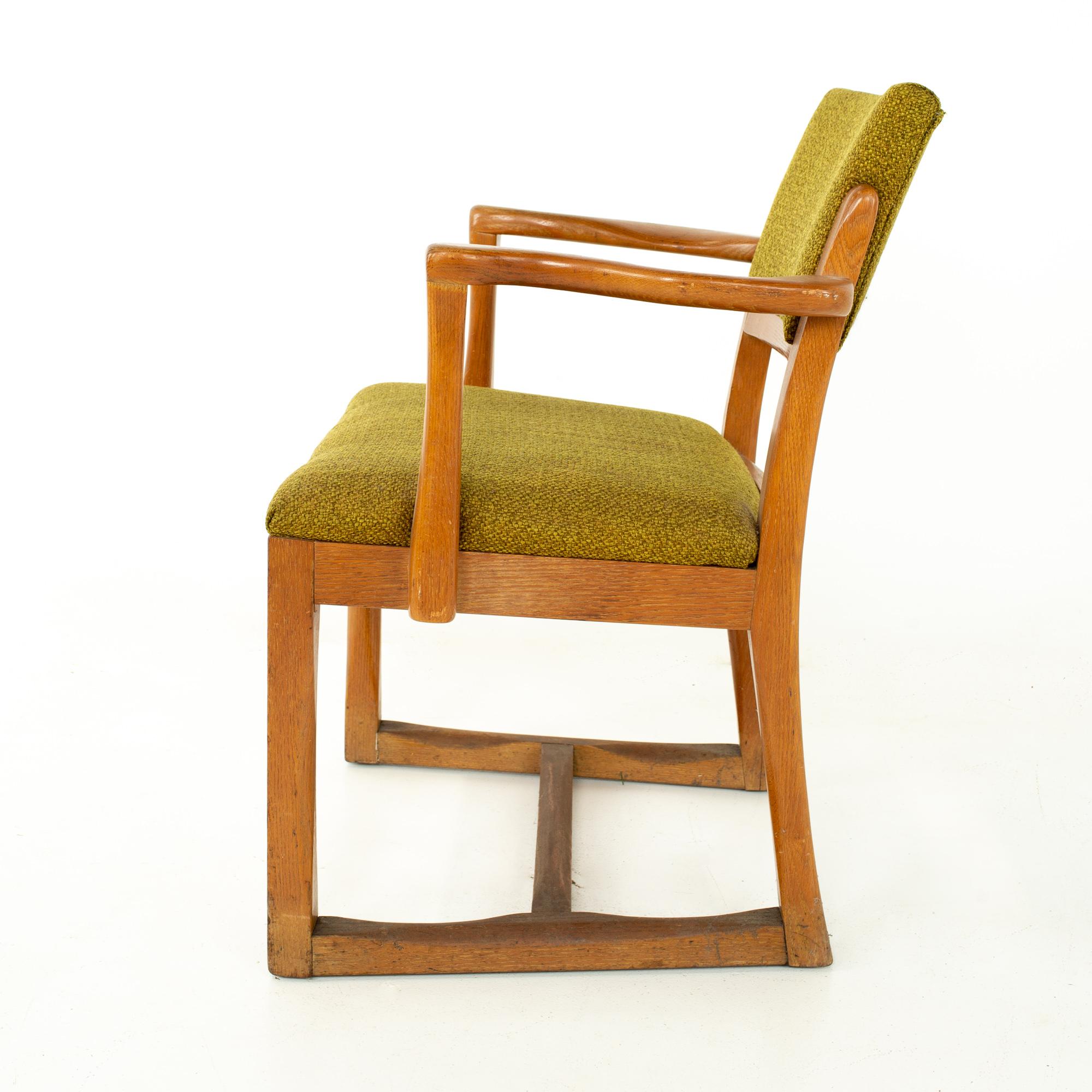 John Keal for Brown Saltman Style MCM Mahogany Dining Chairs, Set of 6 7