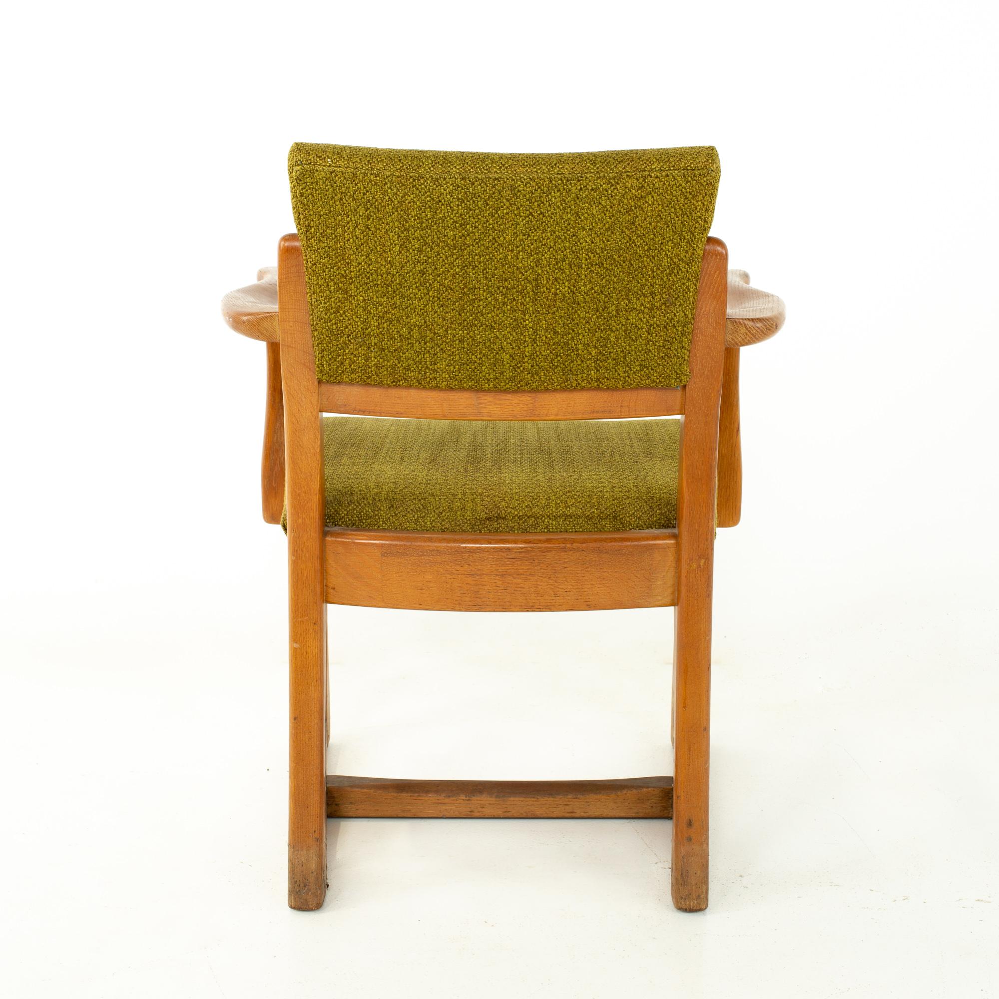 John Keal for Brown Saltman Style MCM Mahogany Dining Chairs, Set of 6 8