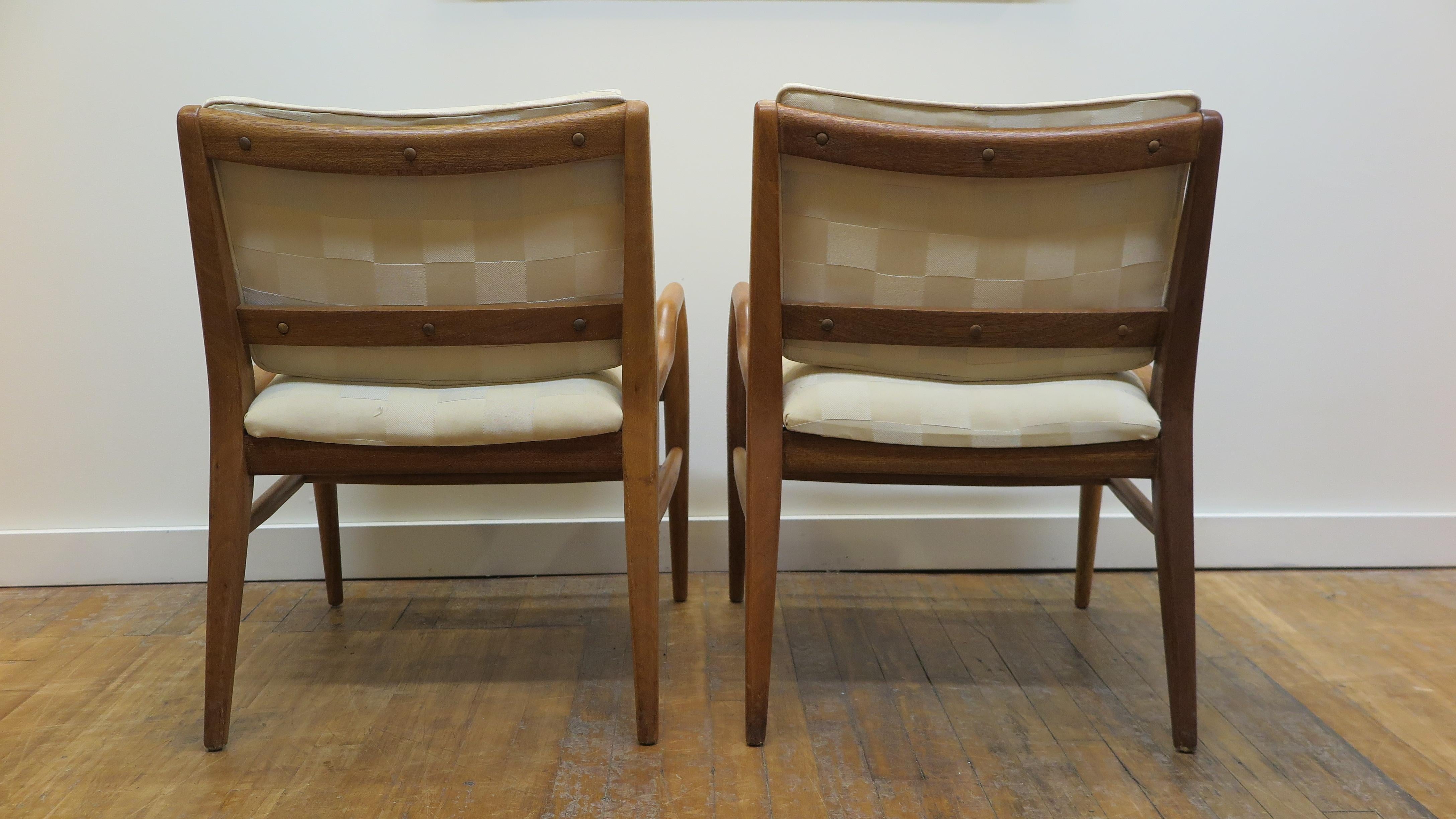 American John Keal Low Arm Chairs 