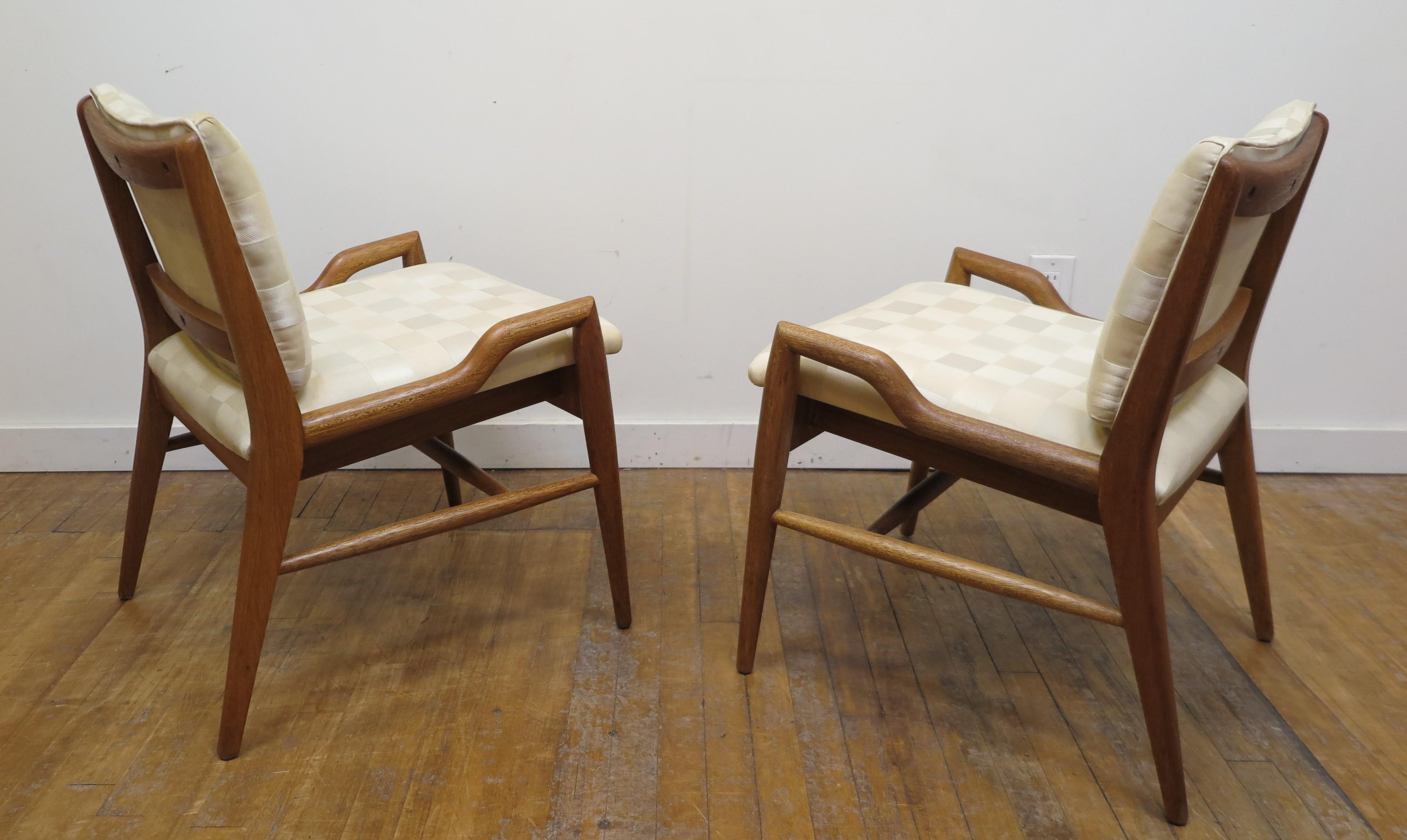 John Keal Low Arm Dinning Chairs 2