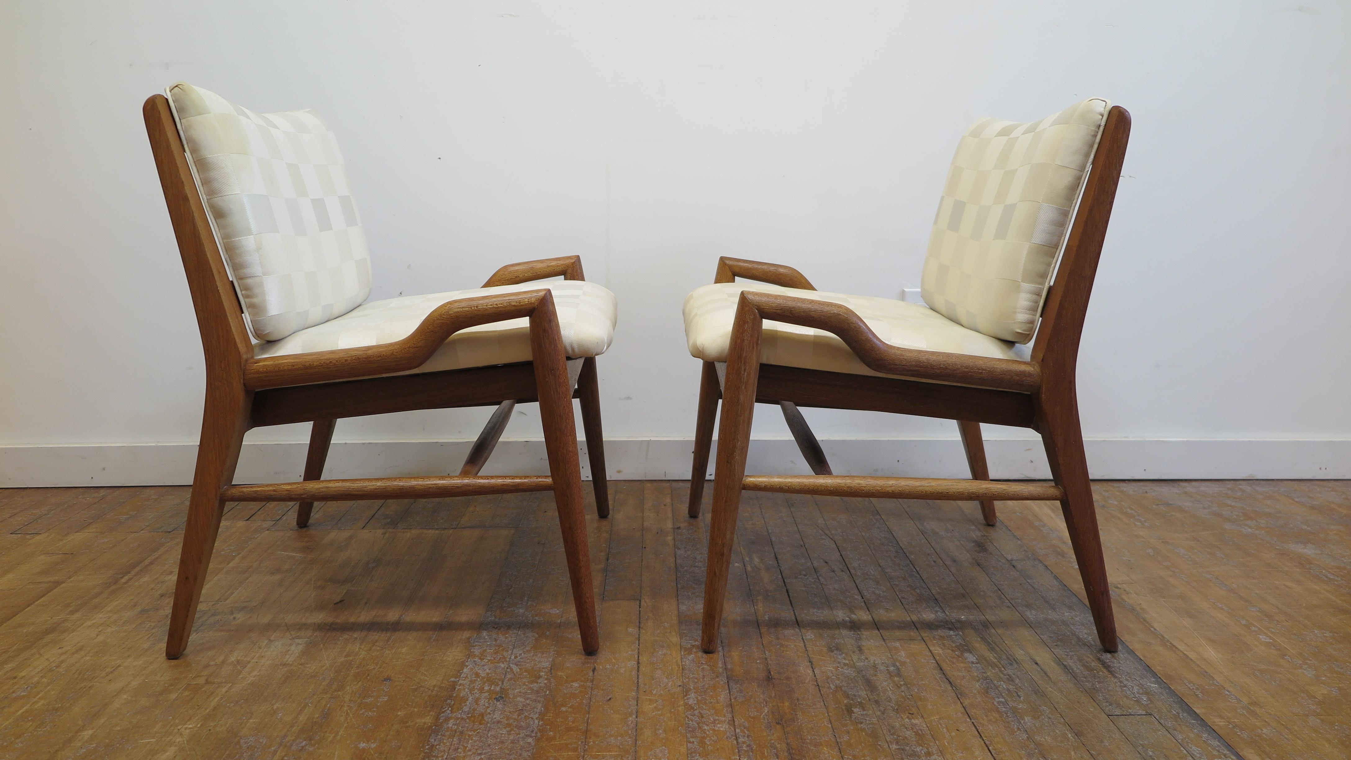 Mid-20th Century John Keal Low Arm Dinning Chairs