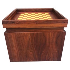 John Keal Reversible Chess Top Storage Table, 1960s