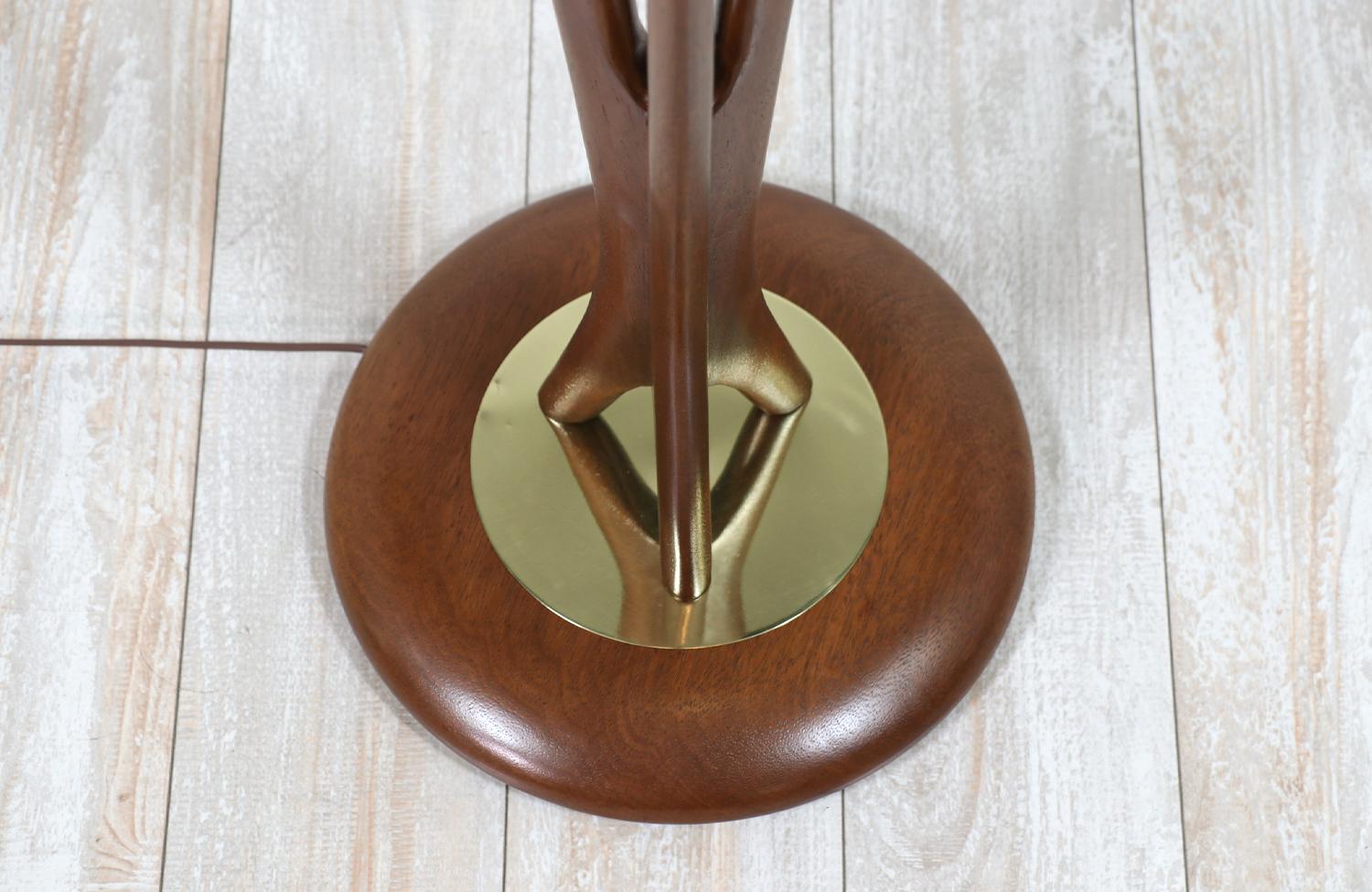 John Keal Sculpted Trident-Style Floor Lamp for Modeline 3