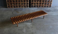 John Keal Slatted Bench for Brown Saltman circa 1955