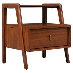 Expertly Restored - John Keal Two-Tier Night Stand for Brown Saltman
