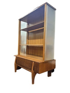 John Keal Wall Unit / Vitrine with Drawers for Brown Saltman