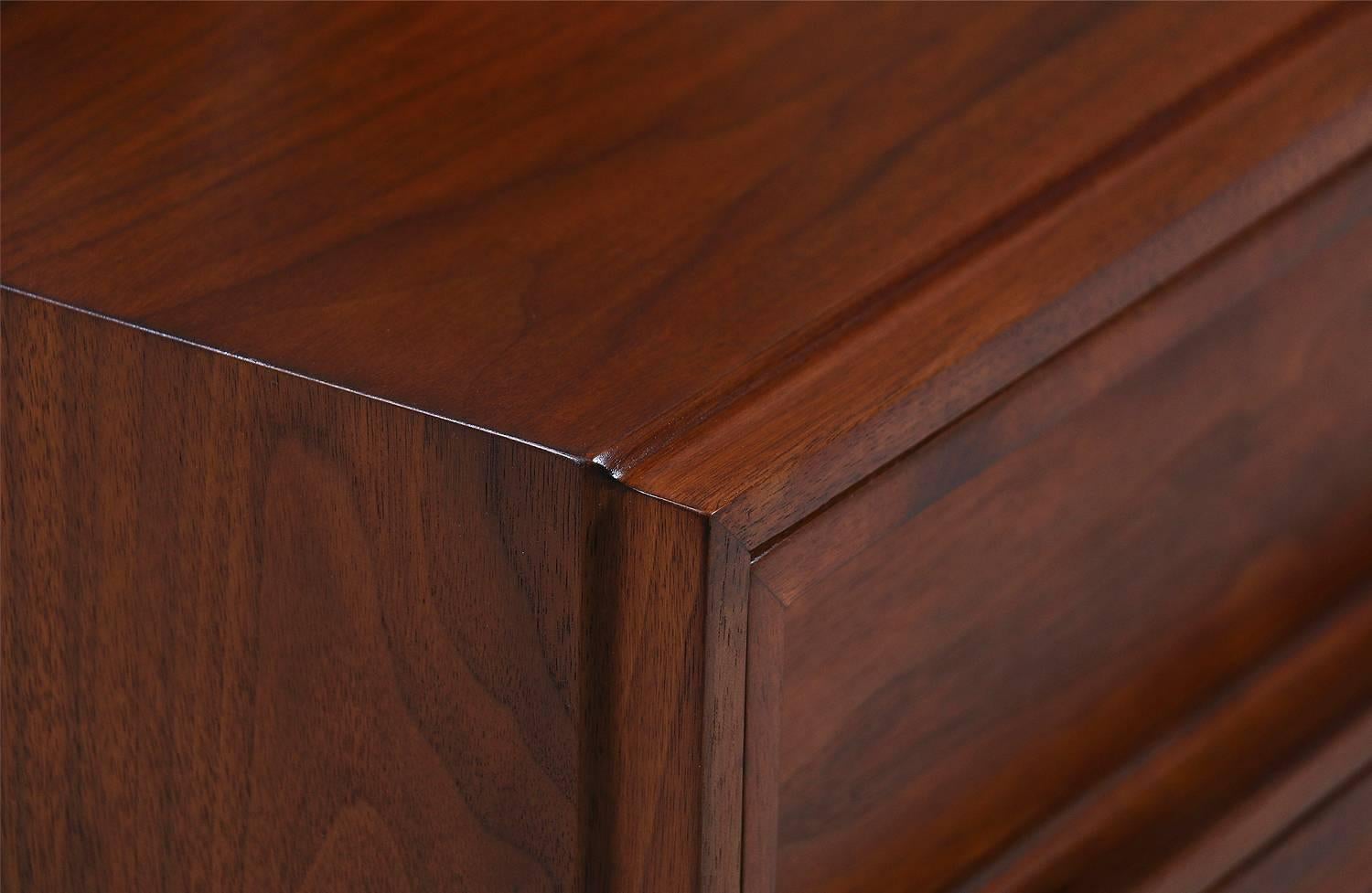 John Keal Walnut Dresser for Brown Saltman 1