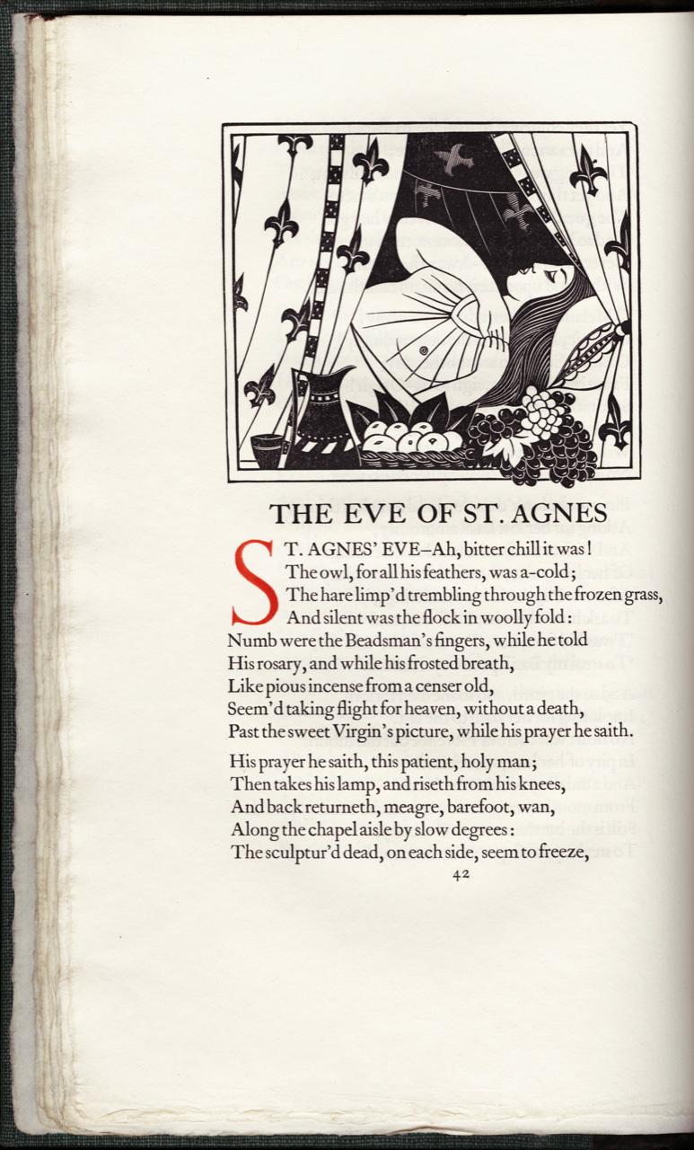 John Keats – Lamia, Isabella, The Eve of Saint Agners & Other Poems In Excellent Condition For Sale In Middletown, NY