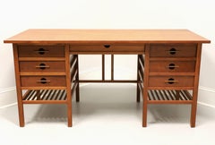 JOHN KELLY Black Cherry & Black Walnut Secretary Desk J1 Series J-22A