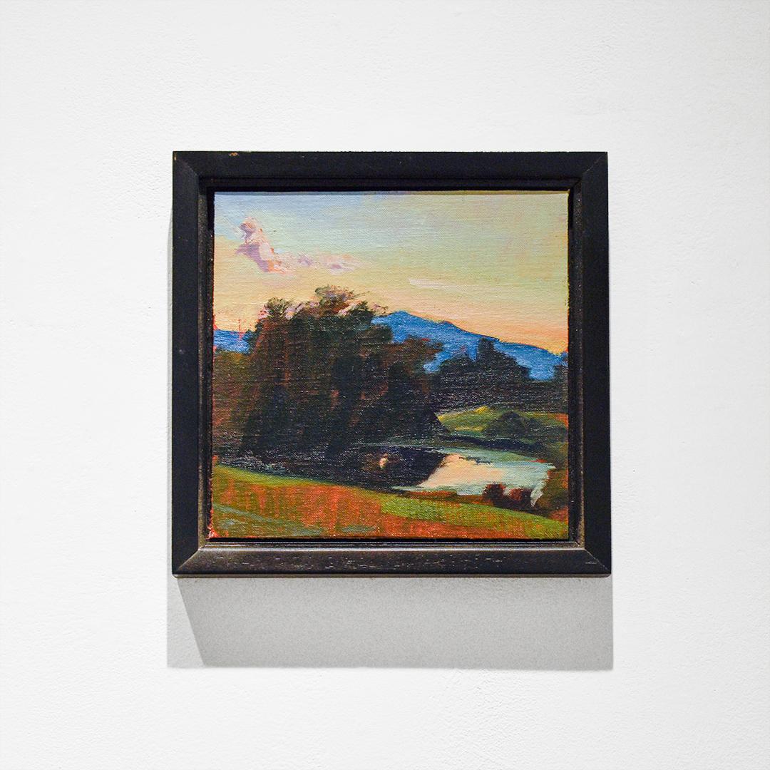 Herbstlandschaft: Gerahmtes Ölgemälde En Plein Air von Hudson ValIey, Impressionist (Moderne), Painting, von John Kelly