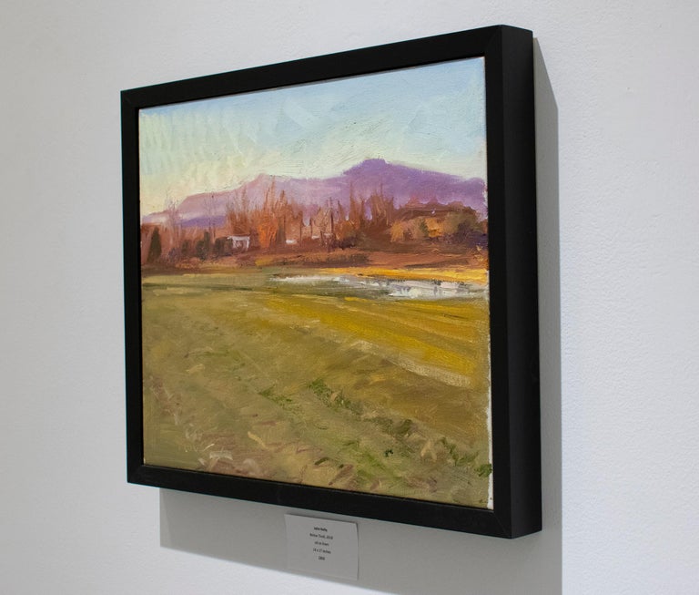 Below Tivoli: Impressionist Style En Plein Air Landscape Painting, Framed For Sale 2