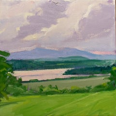 Blithewood: En Plein Air, Impressionist Style Hudson Valley Landscape Painting