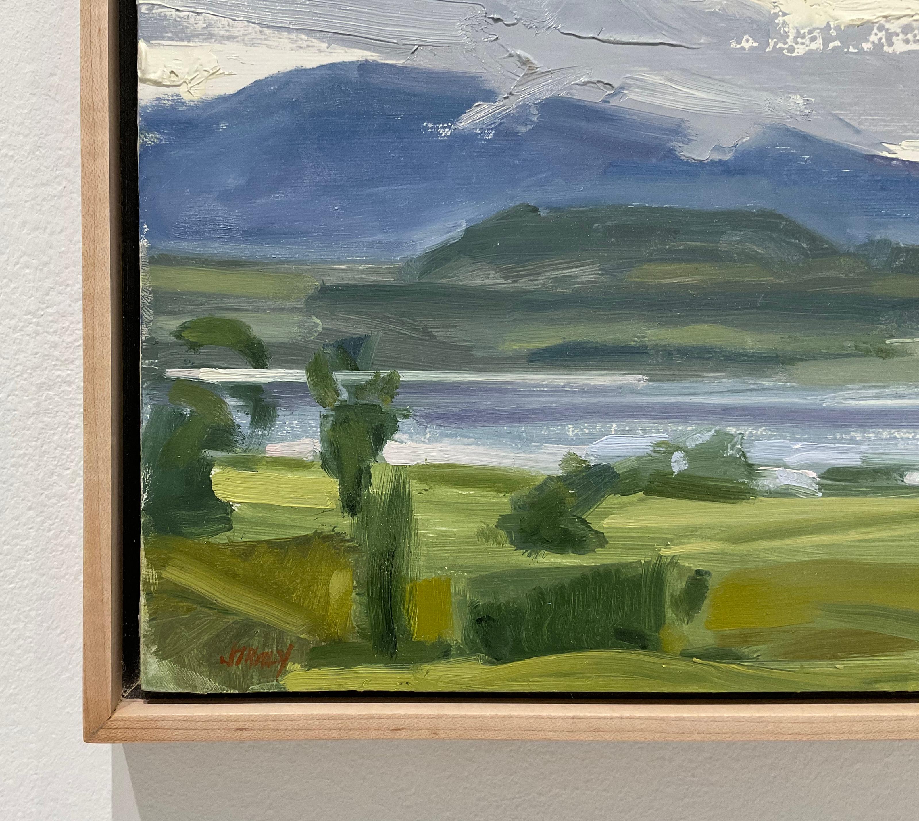 Taghkanic Ridge: Plein Air Impressionist Style Hudson Valley Landscape Painting  1