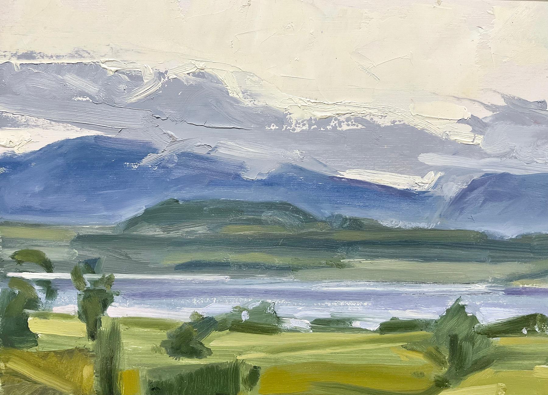 Taghkanic Ridge: Plein Air Impressionist Style Hudson Valley Landscape Painting  2