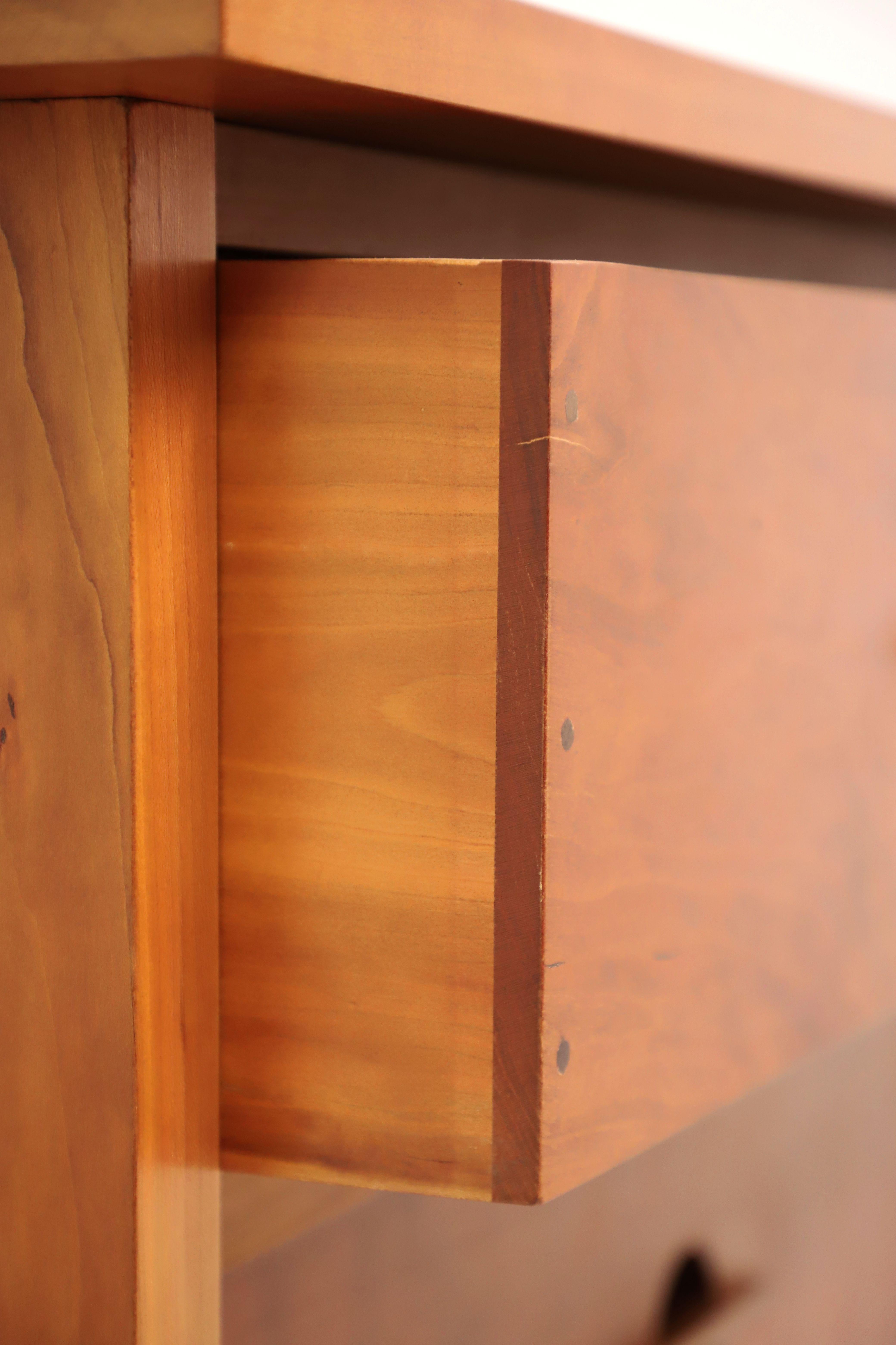 JOHN KELLY Tallboy Black Cherry w/ Black Walnut Detailing Chest of Drawers J-27 4