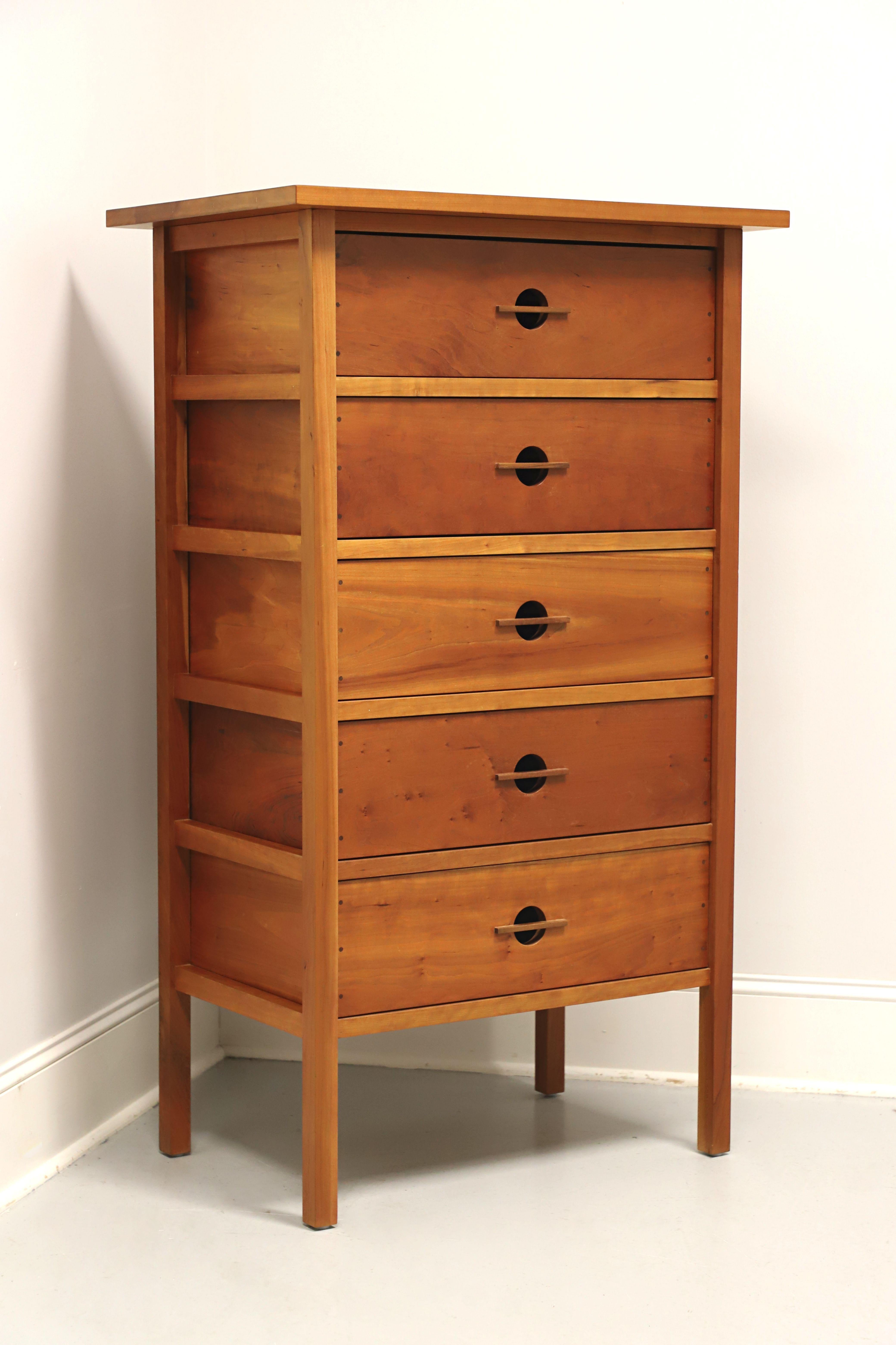 JOHN KELLY Tallboy Black Cherry w/ Black Walnut Detailing Chest of Drawers J-27 5