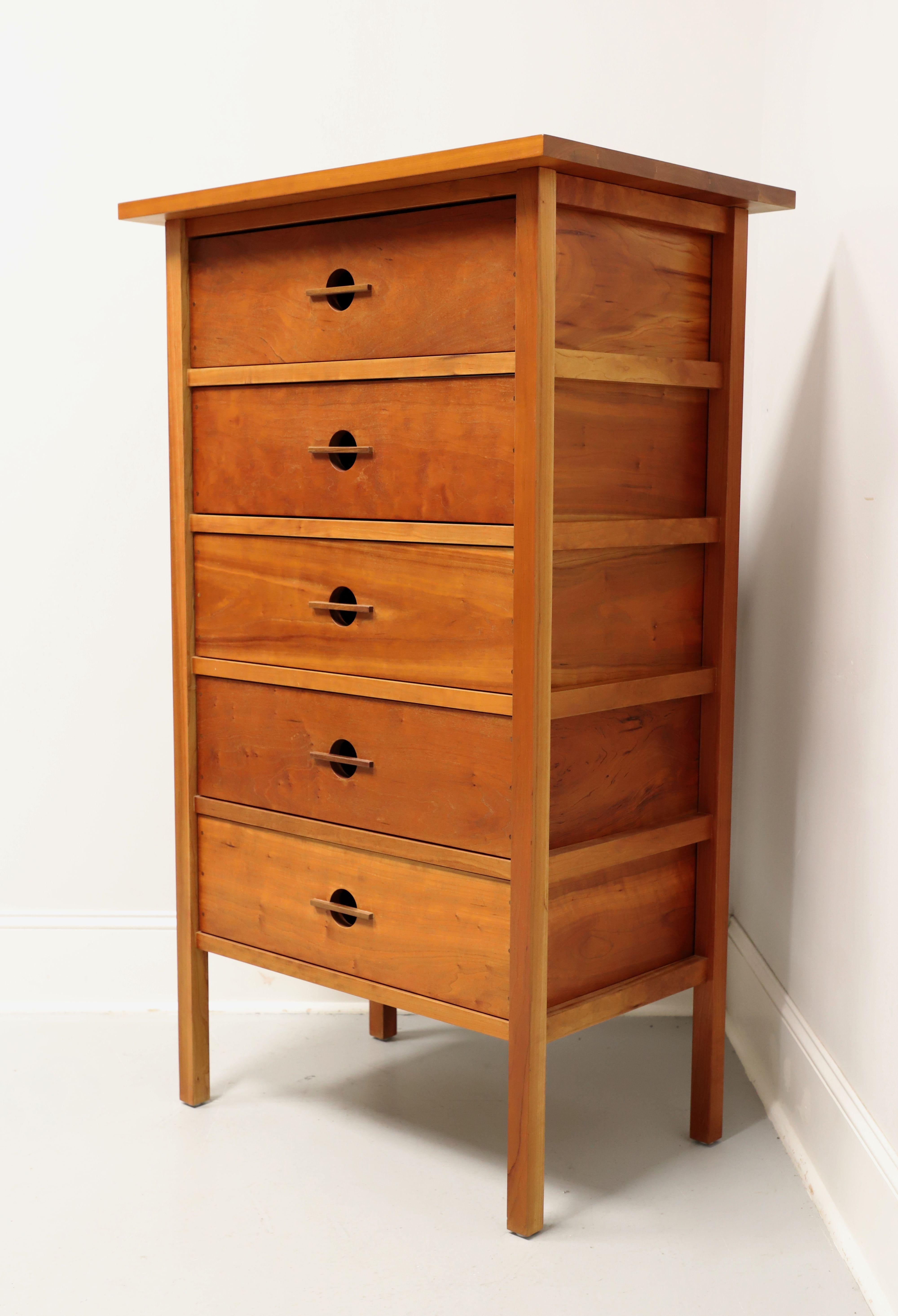Mission JOHN KELLY Tallboy Black Cherry w/ Black Walnut Detailing Chest of Drawers J-27