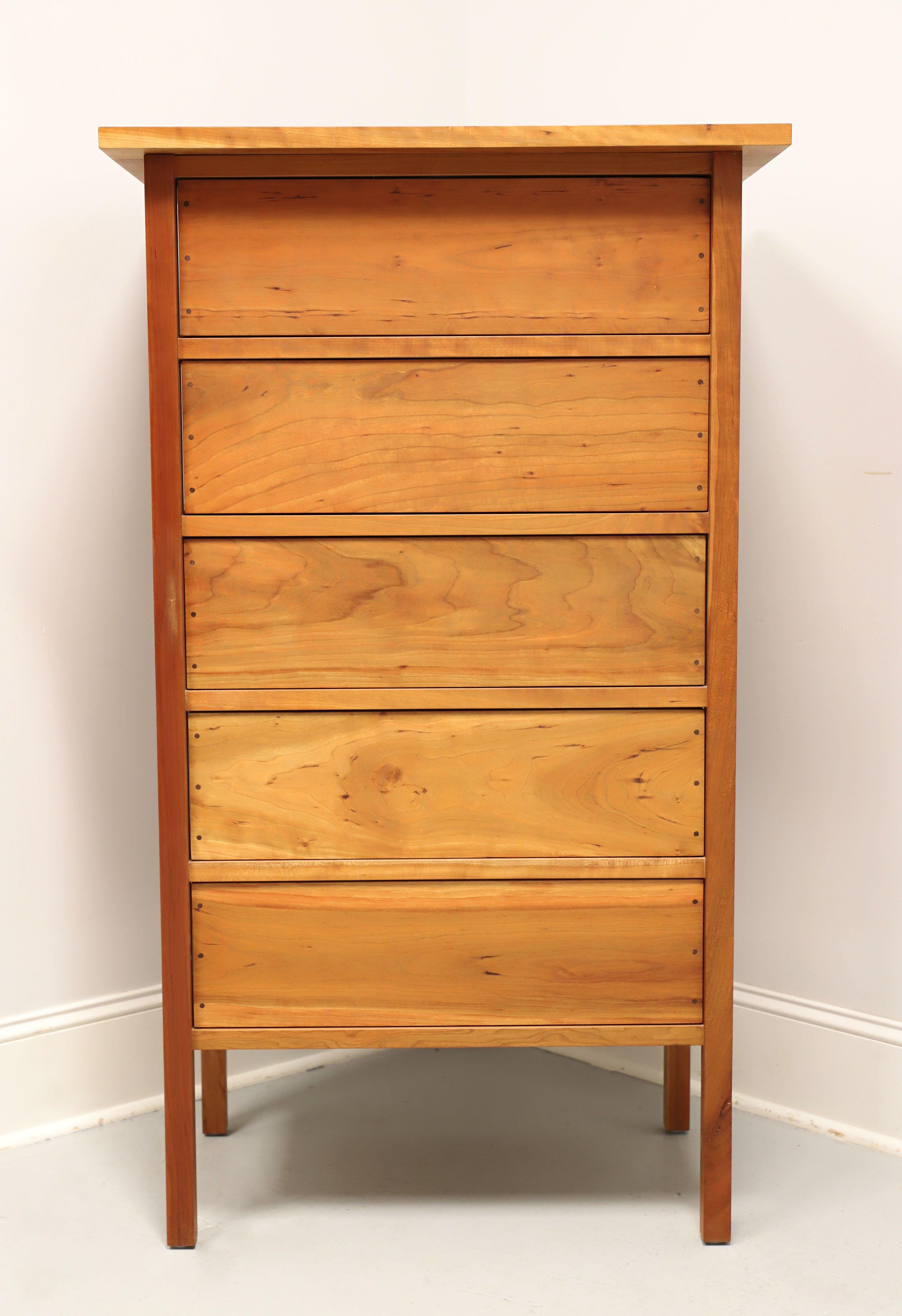 American JOHN KELLY Tallboy Black Cherry w/ Black Walnut Detailing Chest of Drawers J-27