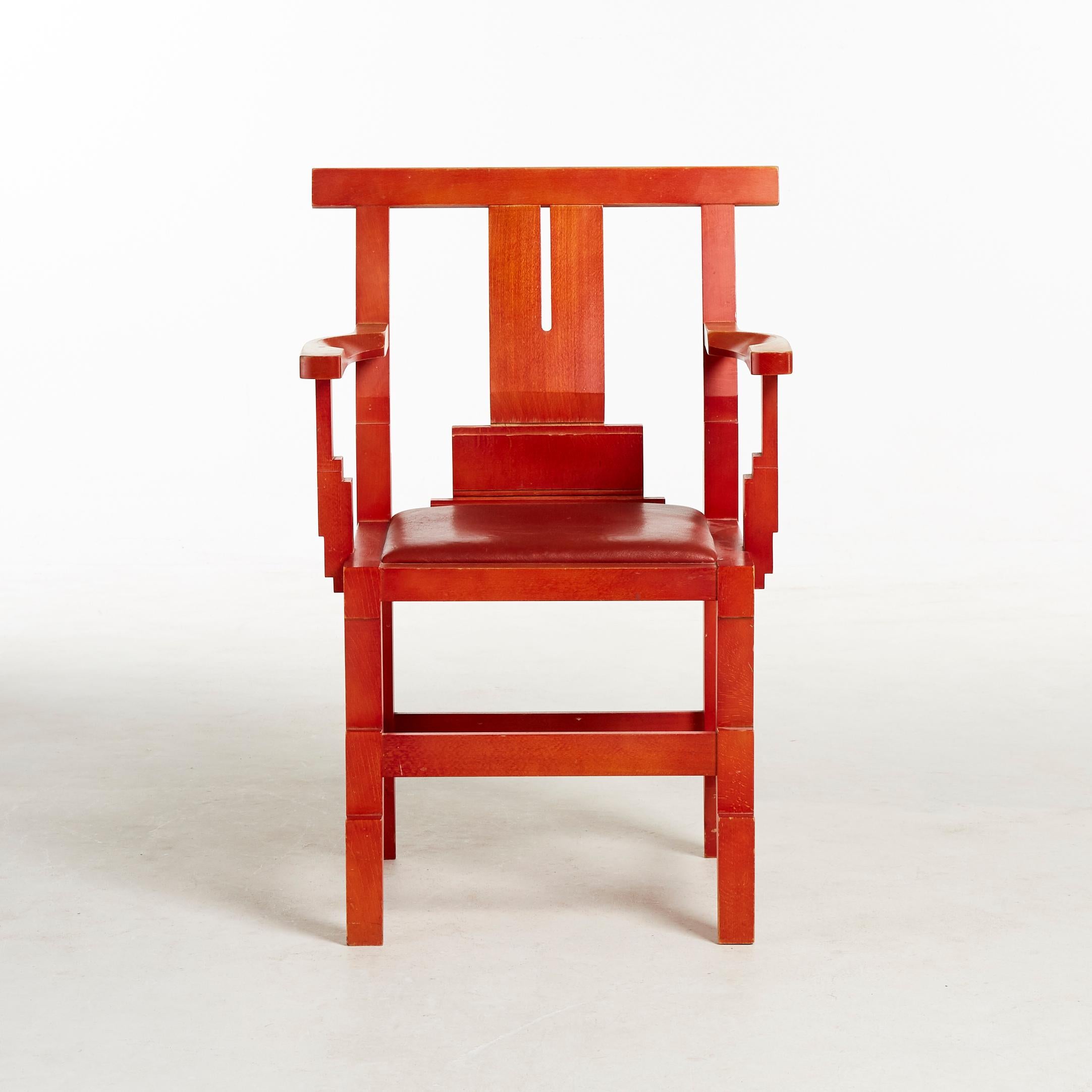 Fauteuil Solitar modèle de John Kandell en orange, Suède, 1980 Bon état - En vente à Paris, FR