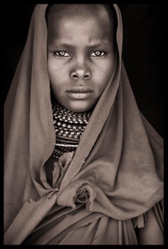 Turkana Girl of Loiyangalani by John Kenny, C-type Print with acrylic face mount