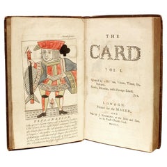 Vintage John Kidgell, the Card, 1755, First Ed, the Earliest Known Mention of Baseball