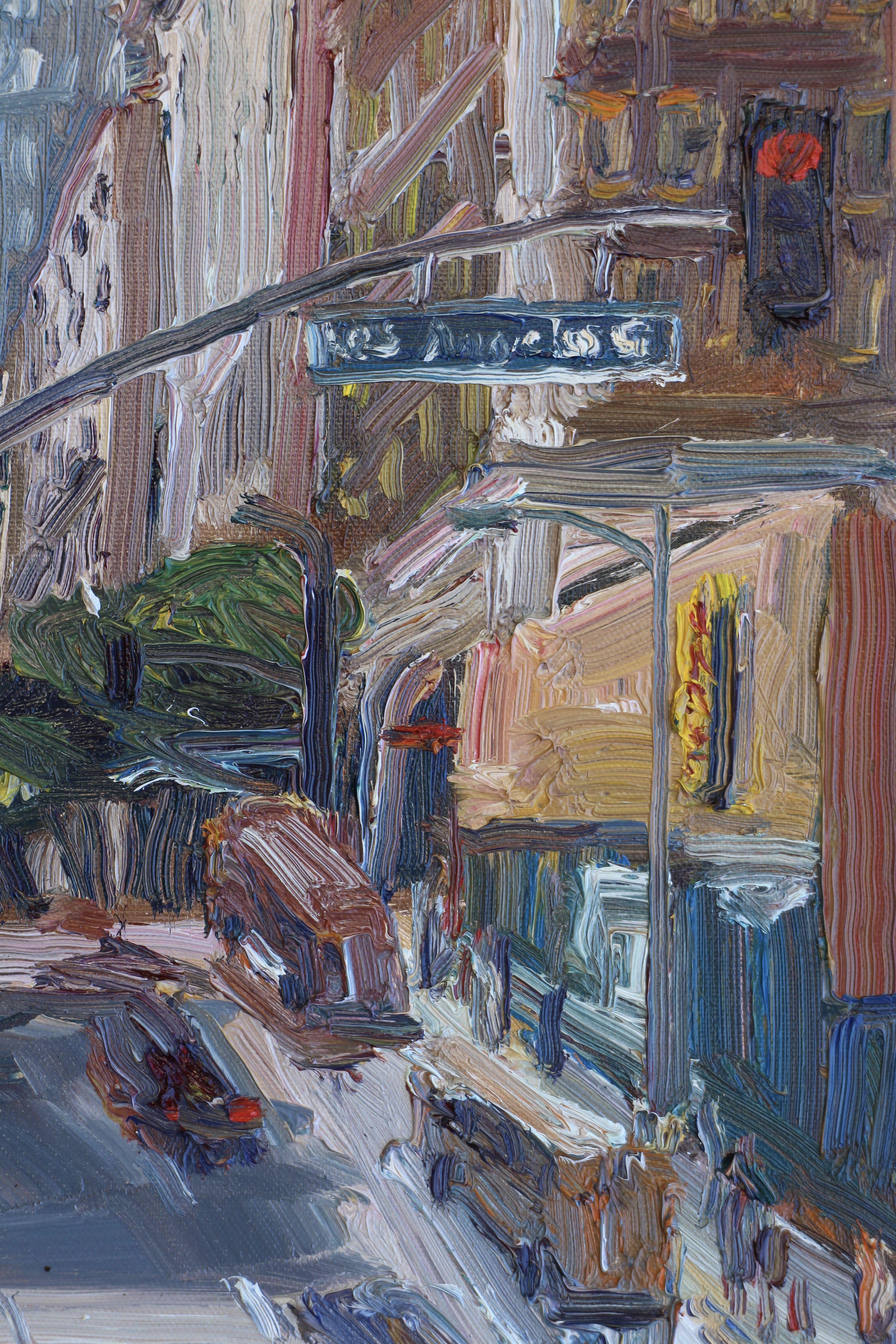 5a e Broadway, Pittura, Olio su tela in vendita 1
