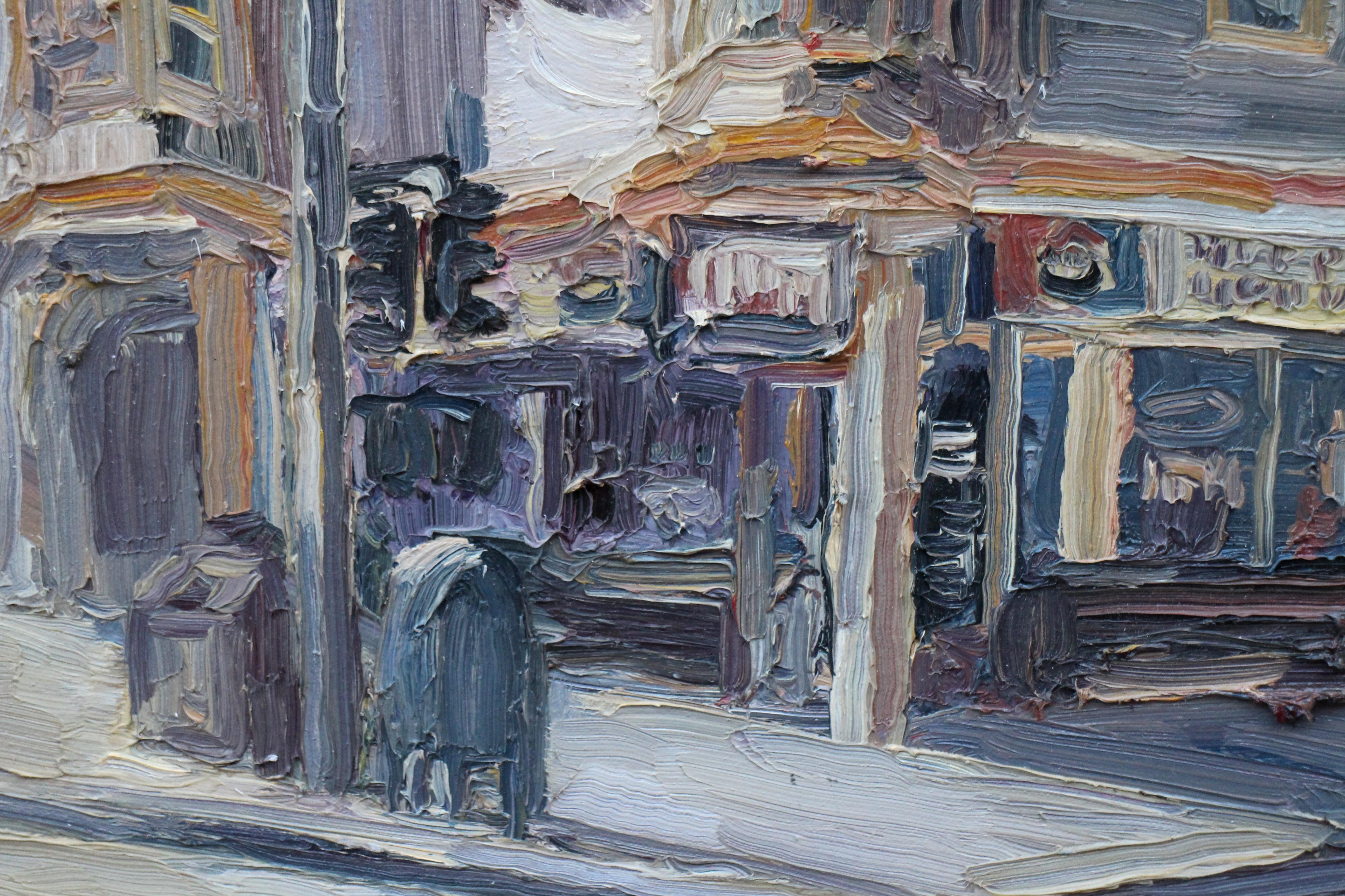 6th & California, San Fransisco, Painting, Oil on Canvas 4