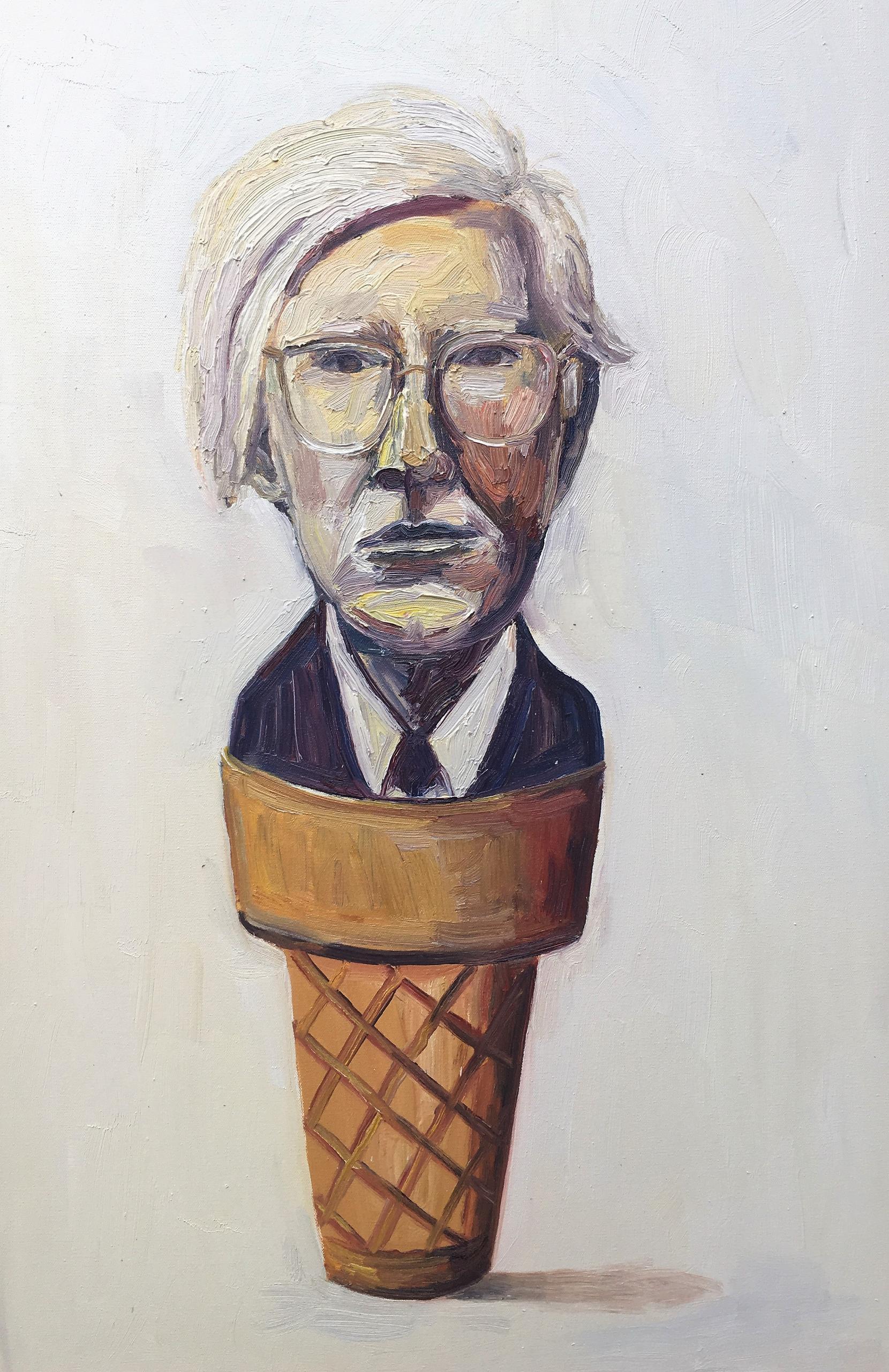 John Kilduff Portrait Painting - Andy Ice Cream