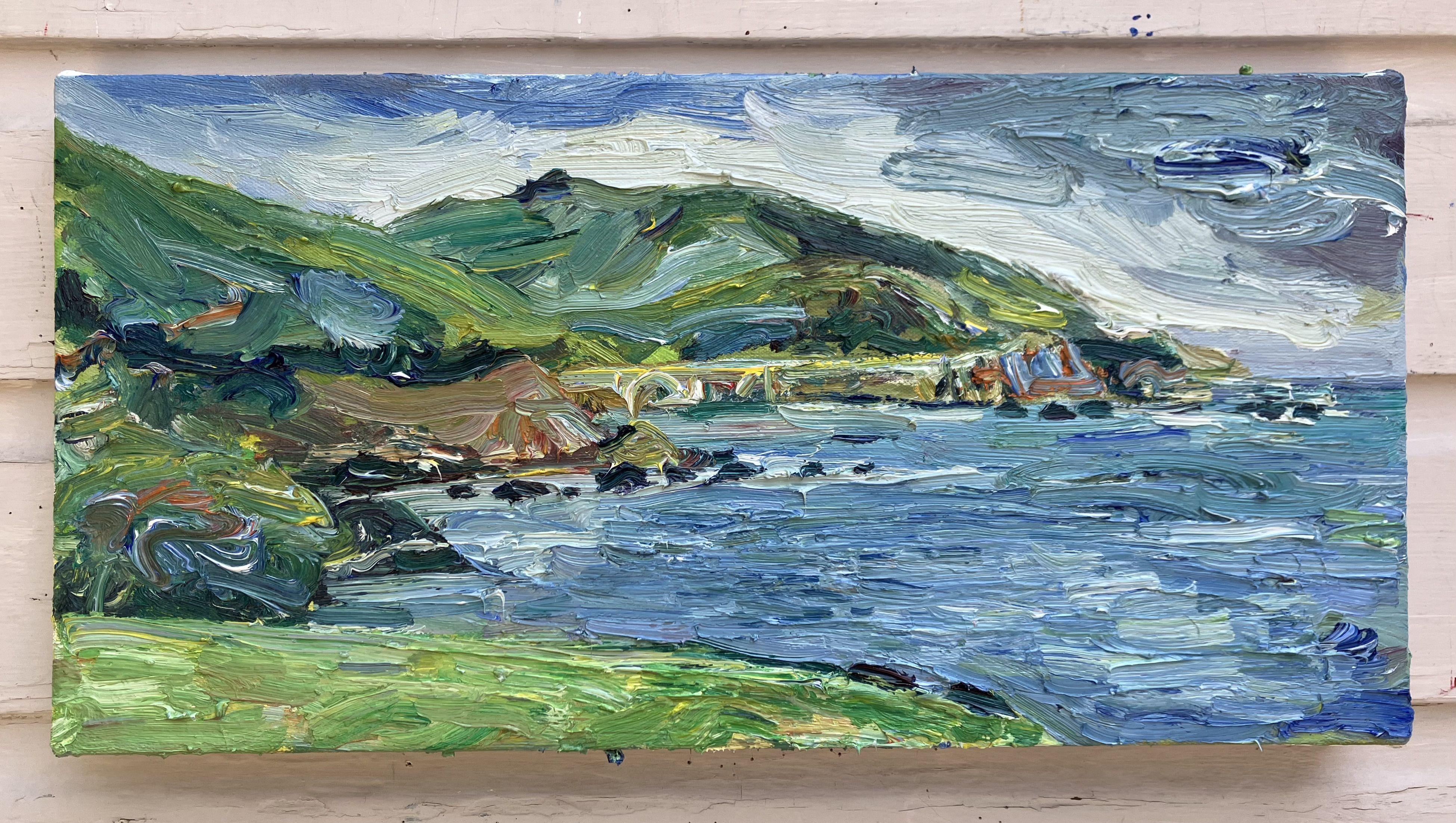 Grande Sur, Peinture, Huile sur Toile - Impressionnisme Painting par John Kilduff