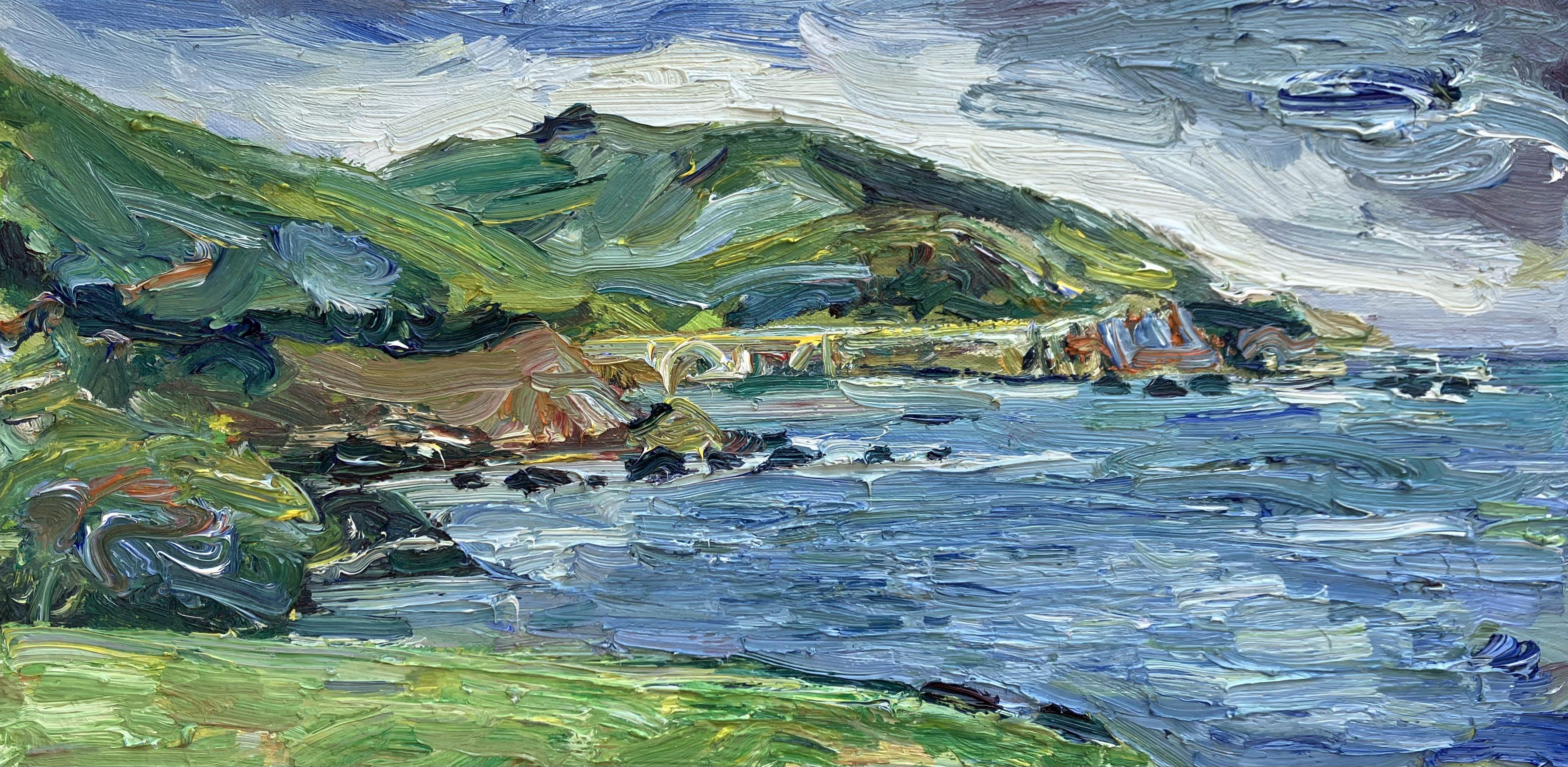 Big Sur, Gemälde, Öl auf Leinwand – Painting von John Kilduff
