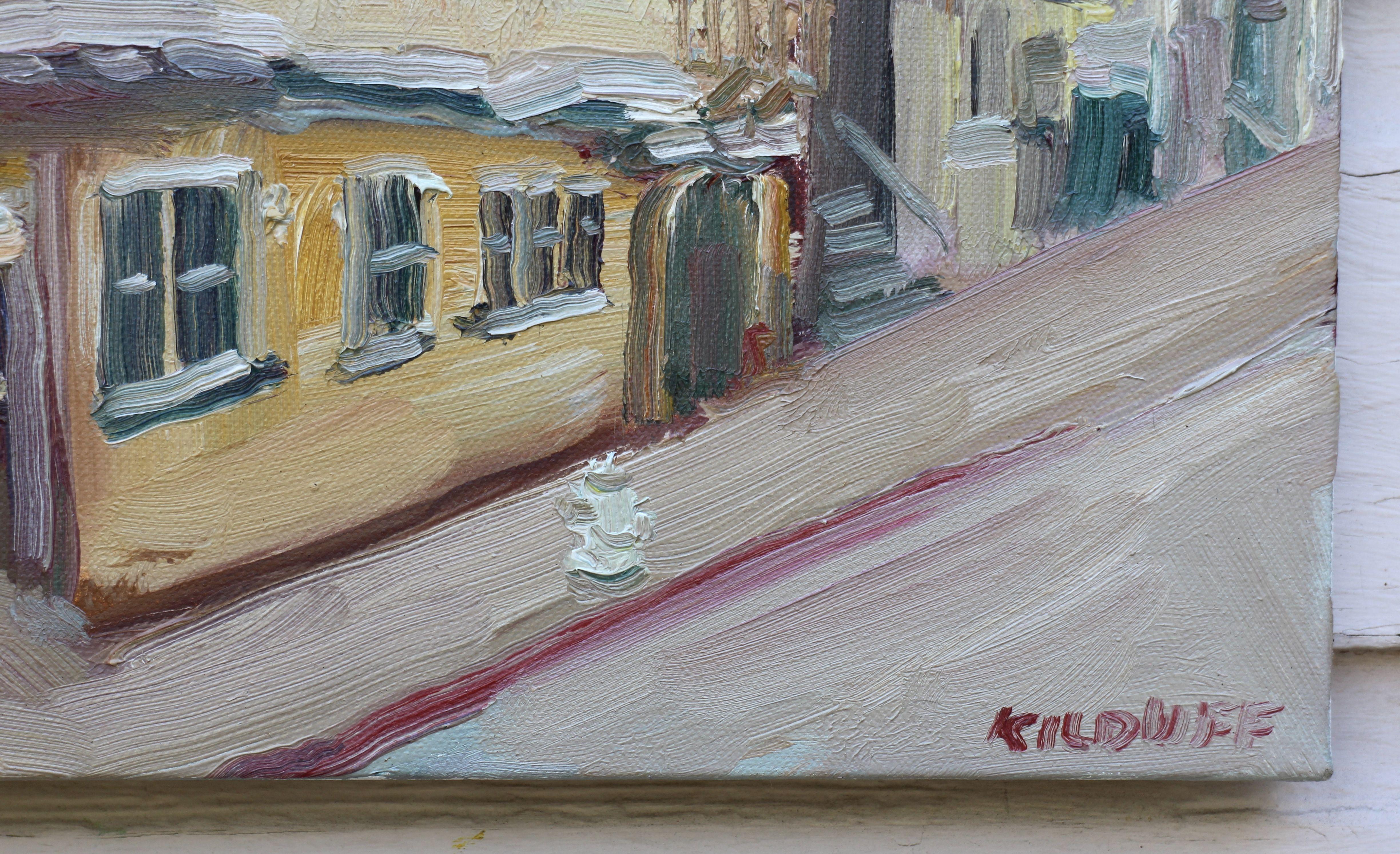 Broadway & Leavenworth San Francisco, Pittura, Olio su tela in vendita 1