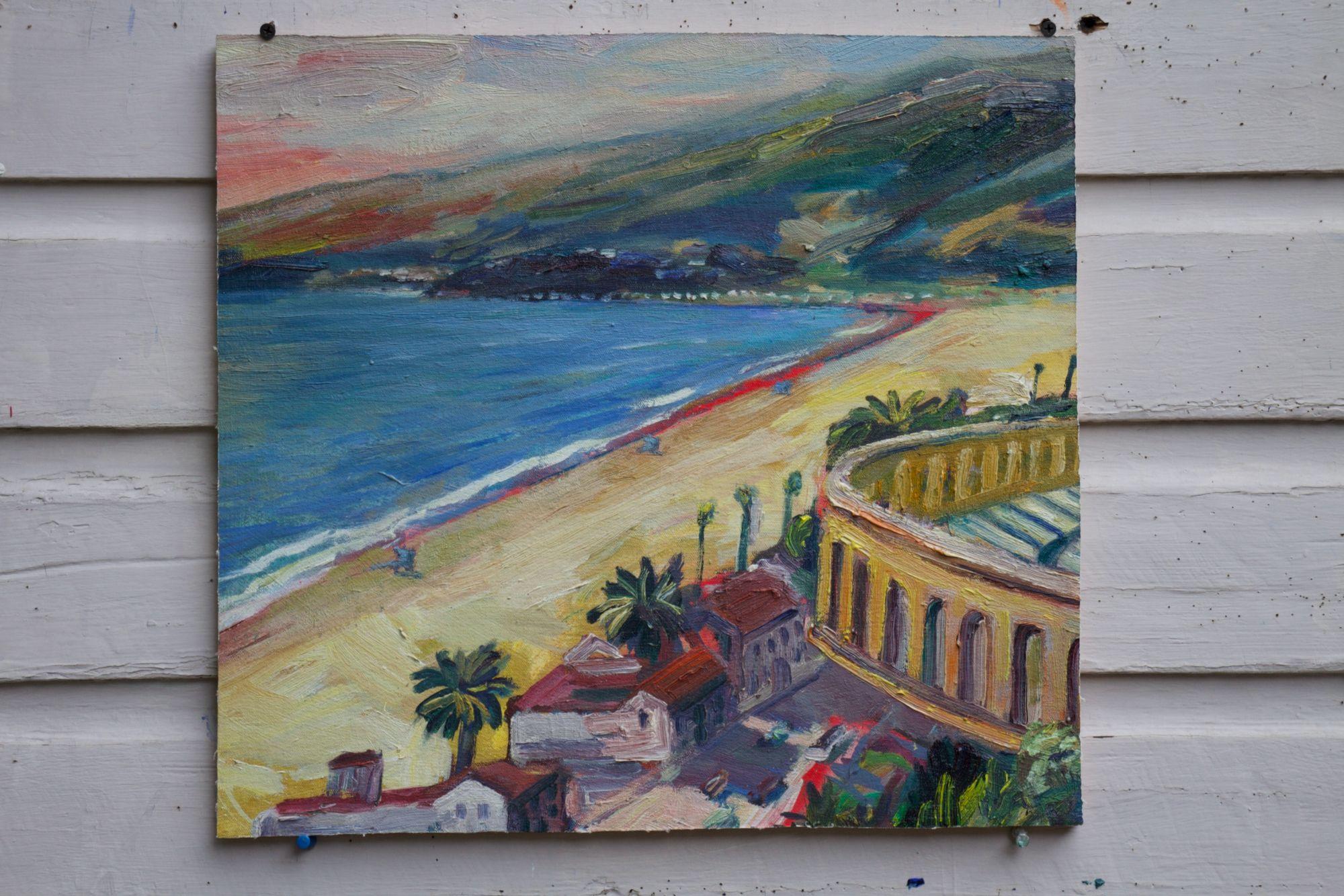 California Incline, Painting, Oil on Canvas For Sale 1