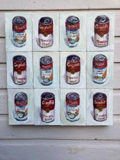 Campbell soup cans, Painting, Oil on Canvas